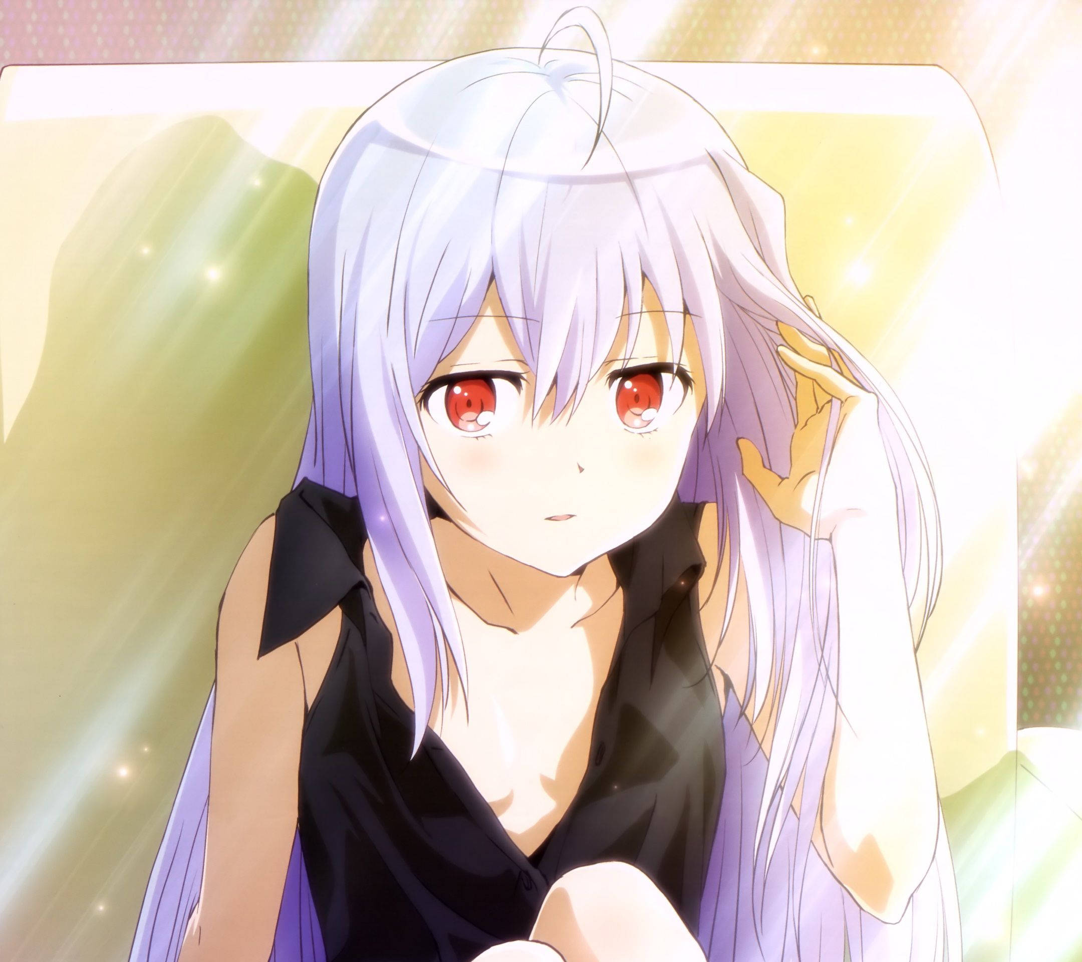 かわいいアニメ「プラスティック・メモリーズ」のアイラ 壁紙