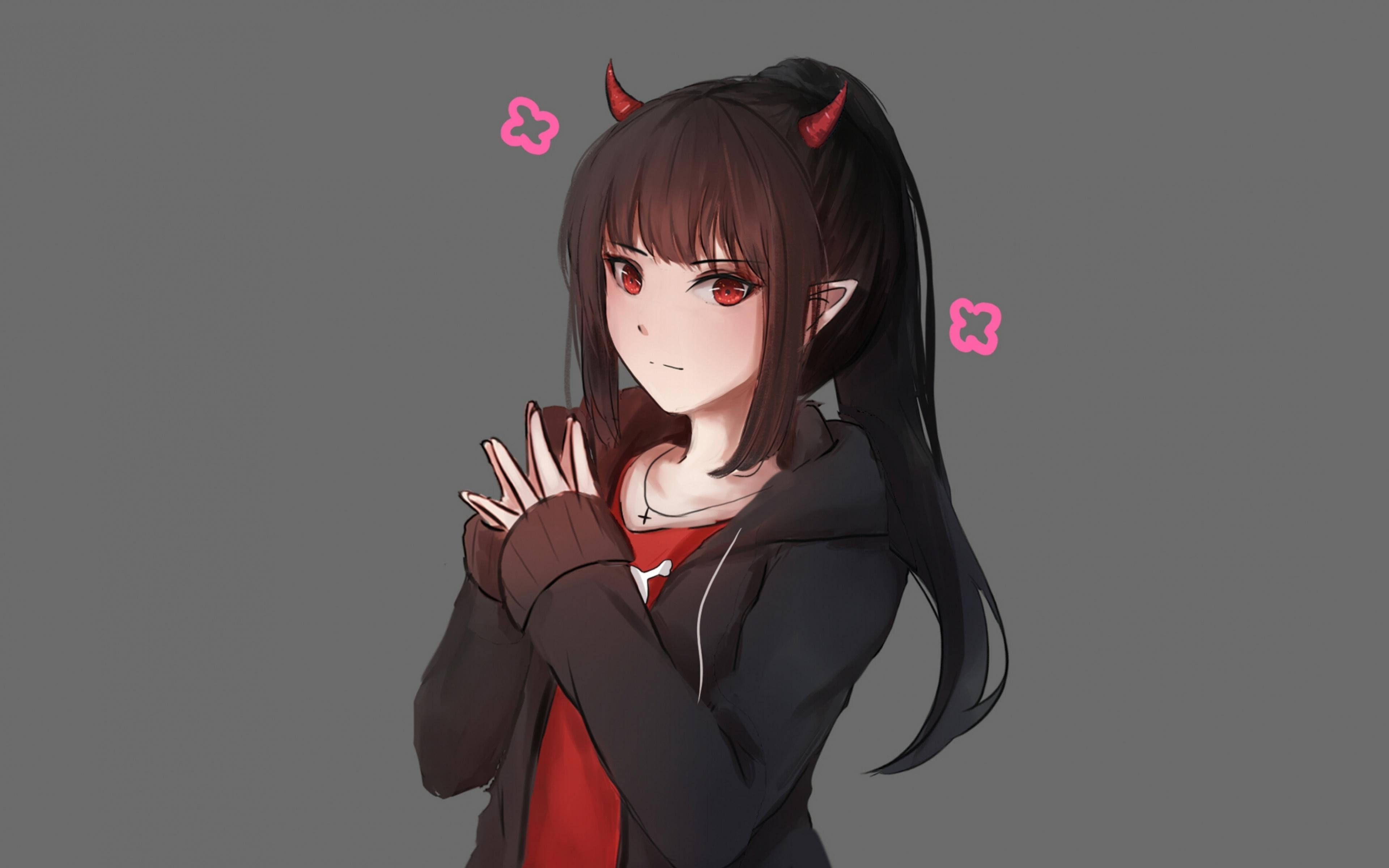 かわいいアニメの悪魔 壁紙