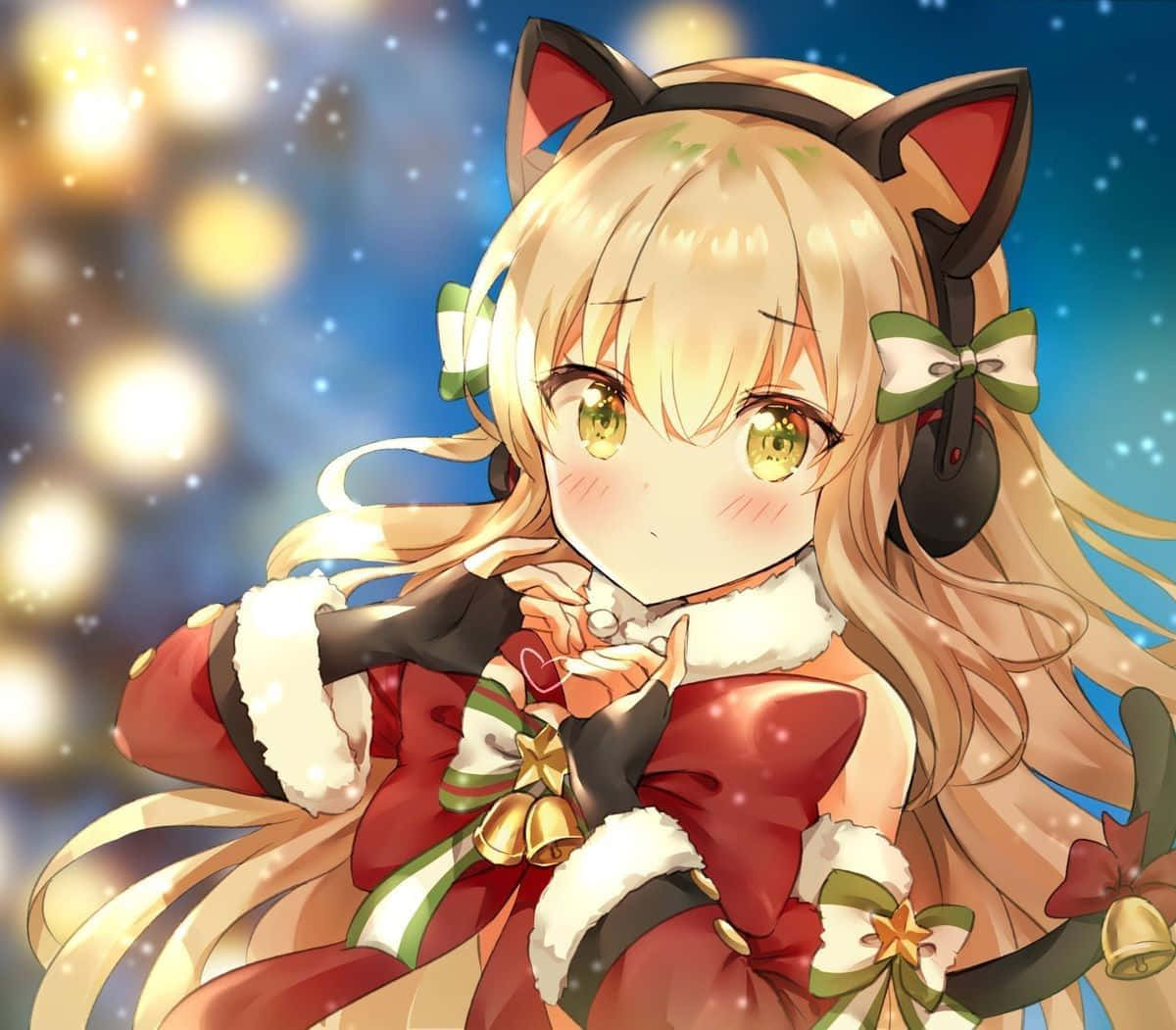 かわいいアニメの素敵な女性 壁紙