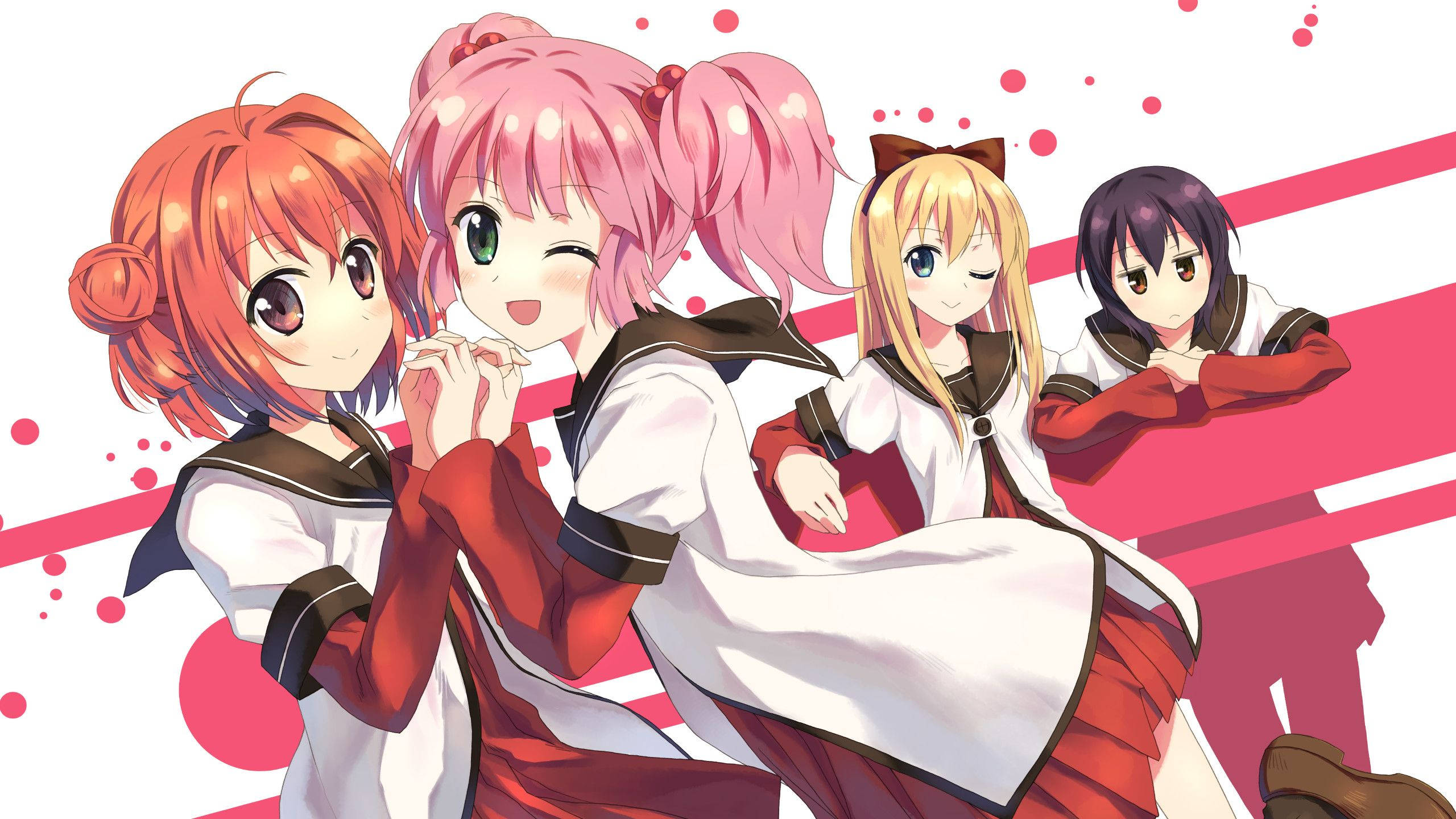 かわいいアニメレズビアン 壁紙