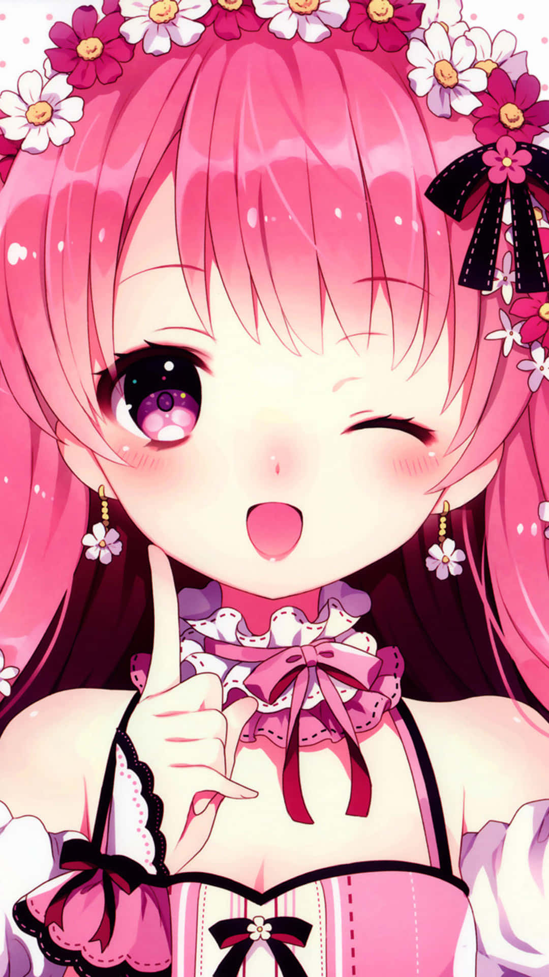 かわいいアニメ風女の子