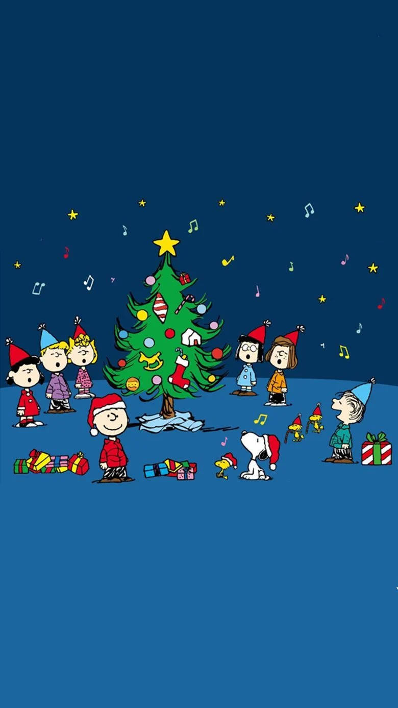 かわいいクリスマスのチャーリー・ブラウンと仲間たち 壁紙