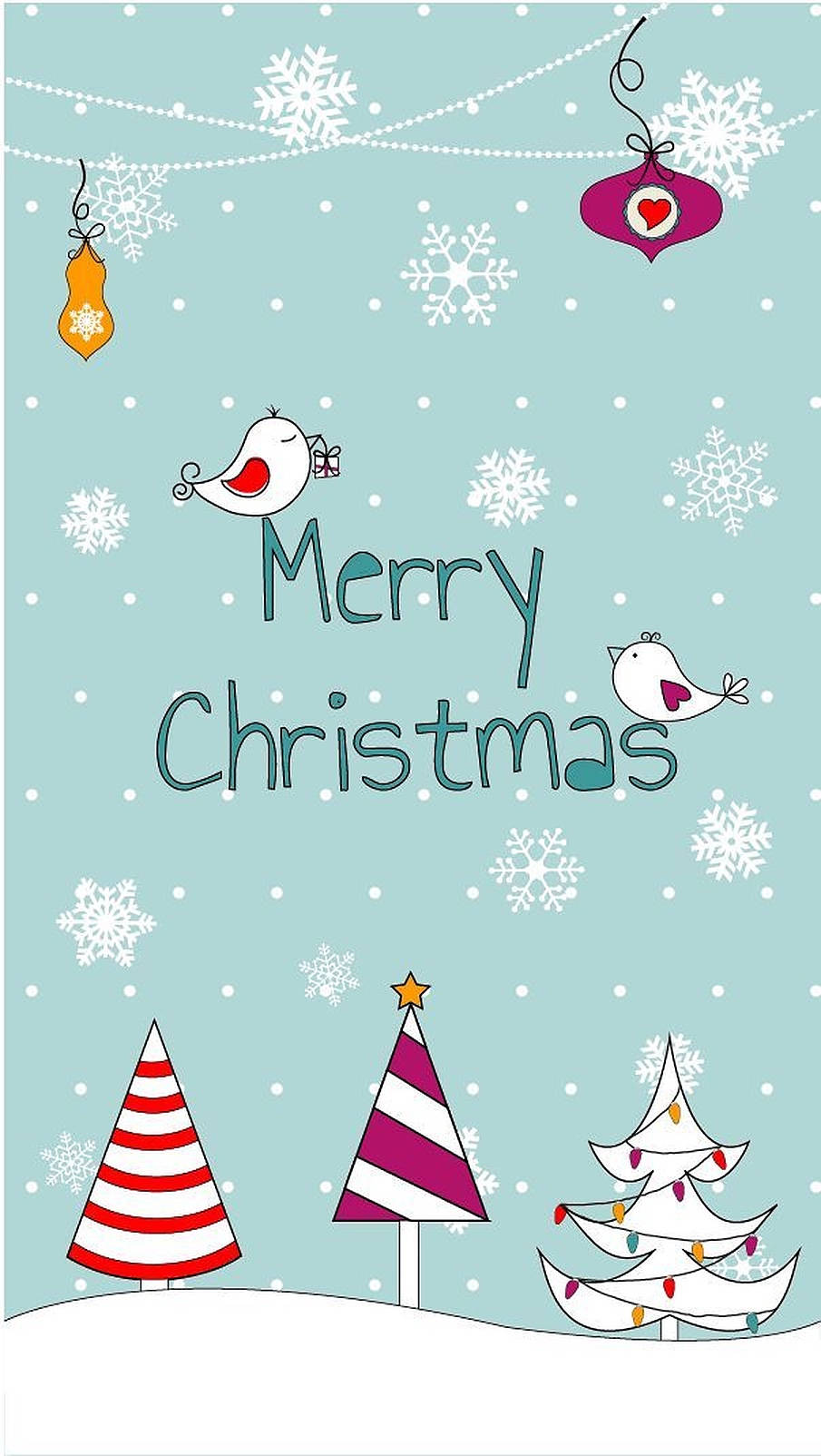 かわいいクリスマスアート 壁紙