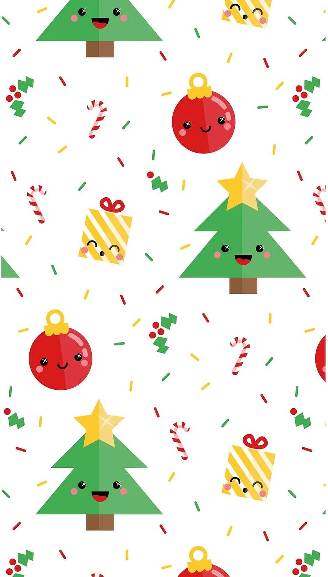 かわいいクリスマスオーナメント 壁紙