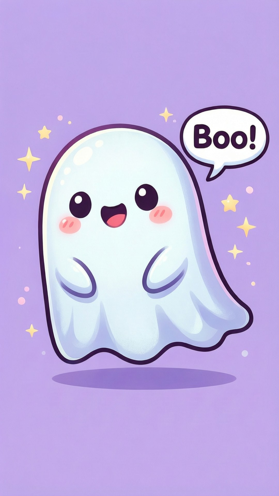 かわいいゴーストのブー 壁紙