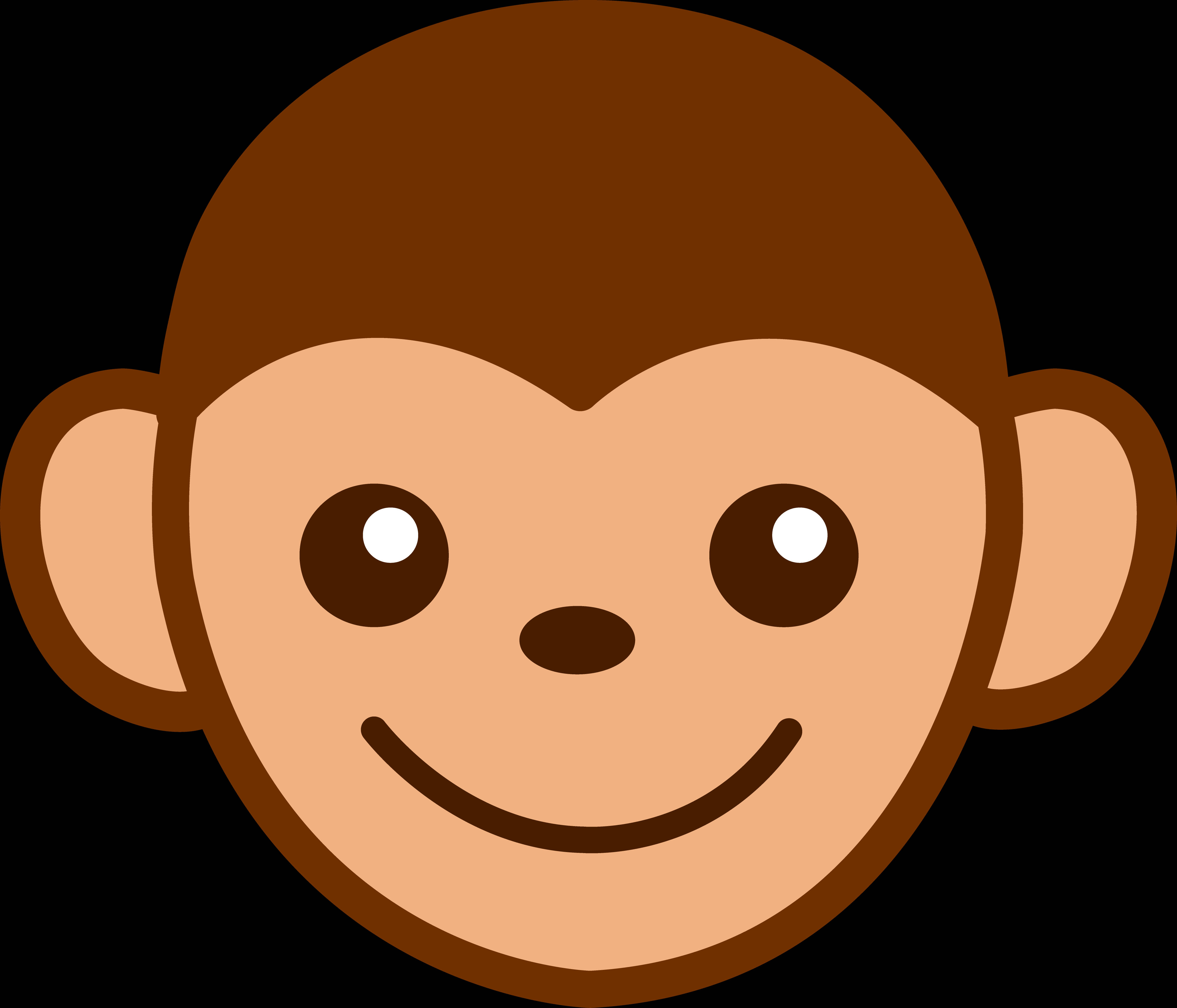 かわいいサルの顔グラフィック 壁紙
