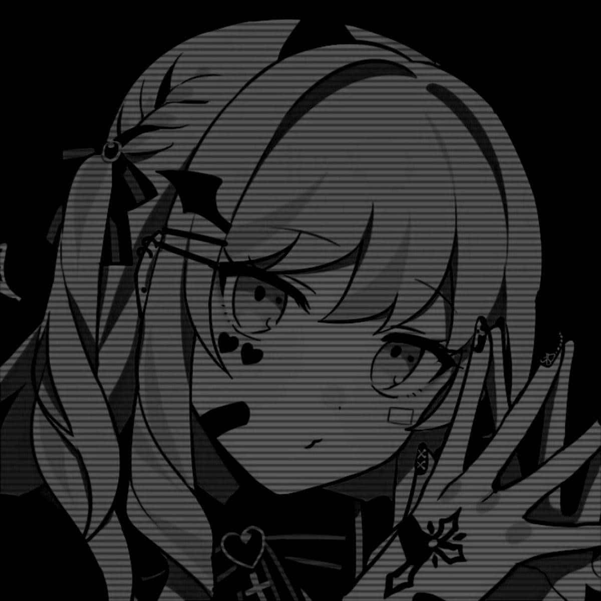 かわいいダークアート風アニメアイコン