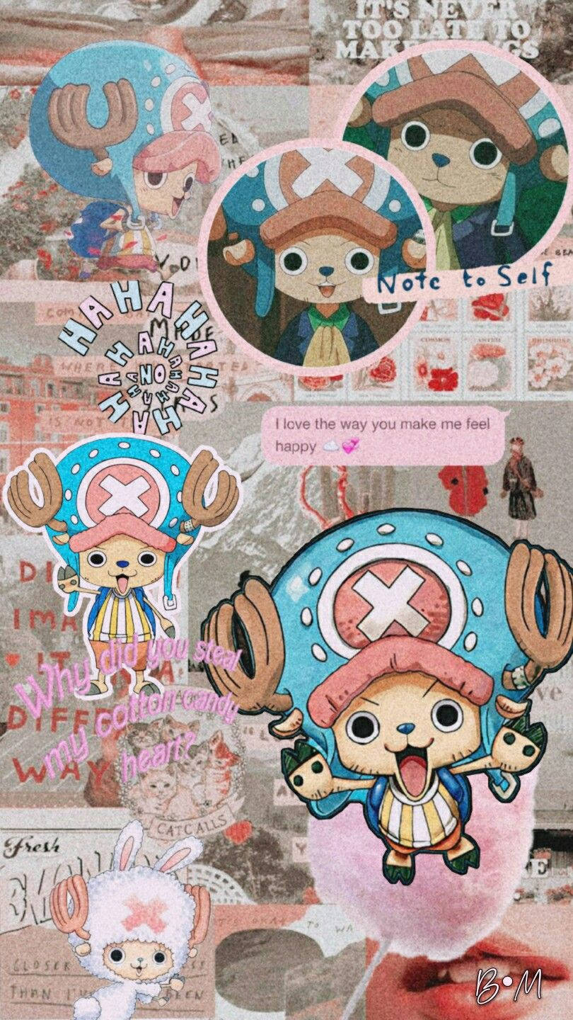かわいいチョッパー ワンピース アート — ワンピース 4K GIF 壁紙