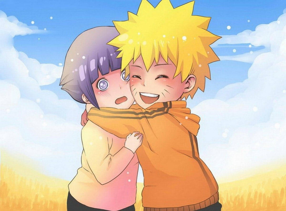 かわいいナルトのハグ 壁紙
