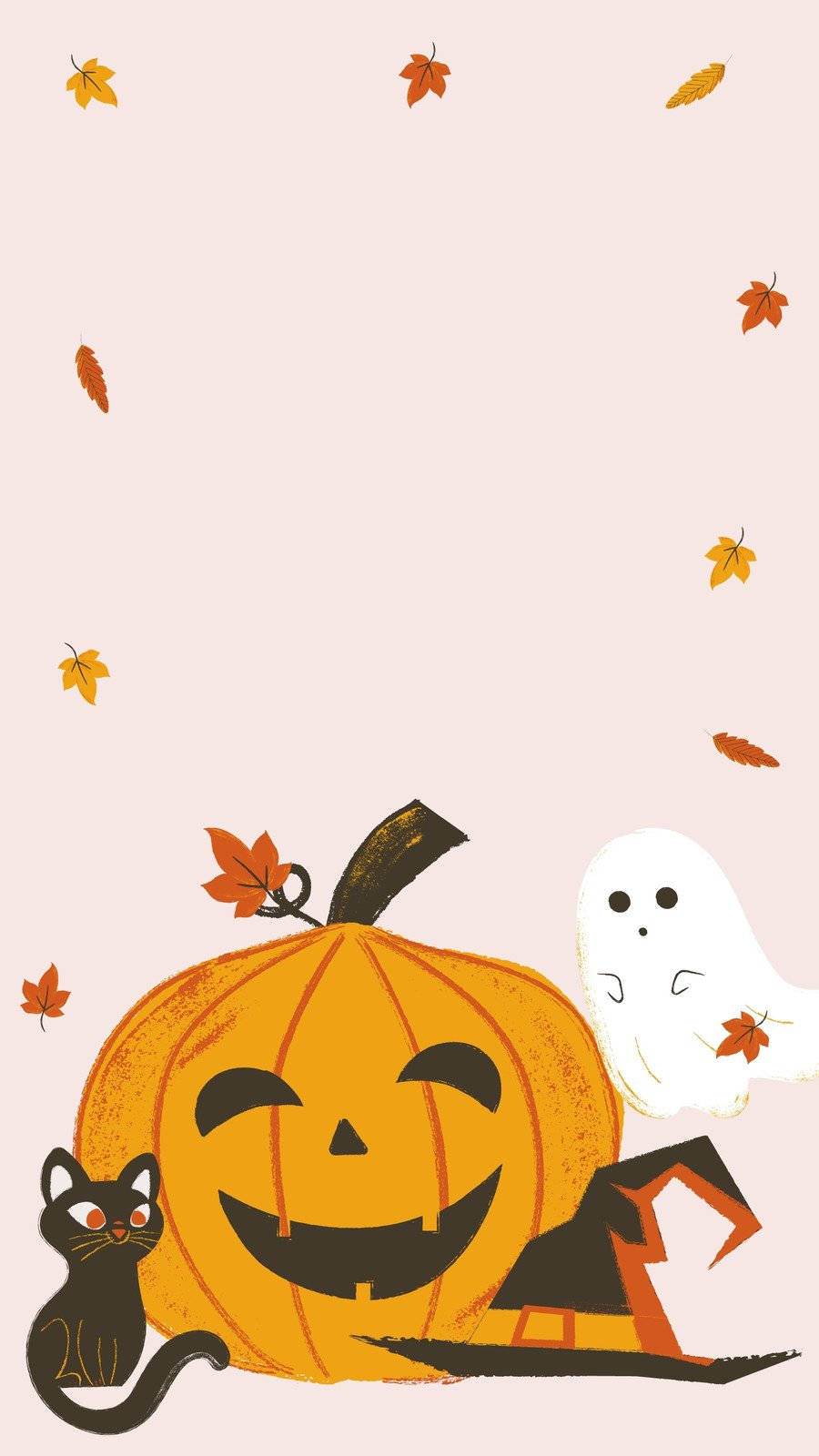かわいいハロウィンのスマホアイコン 壁紙