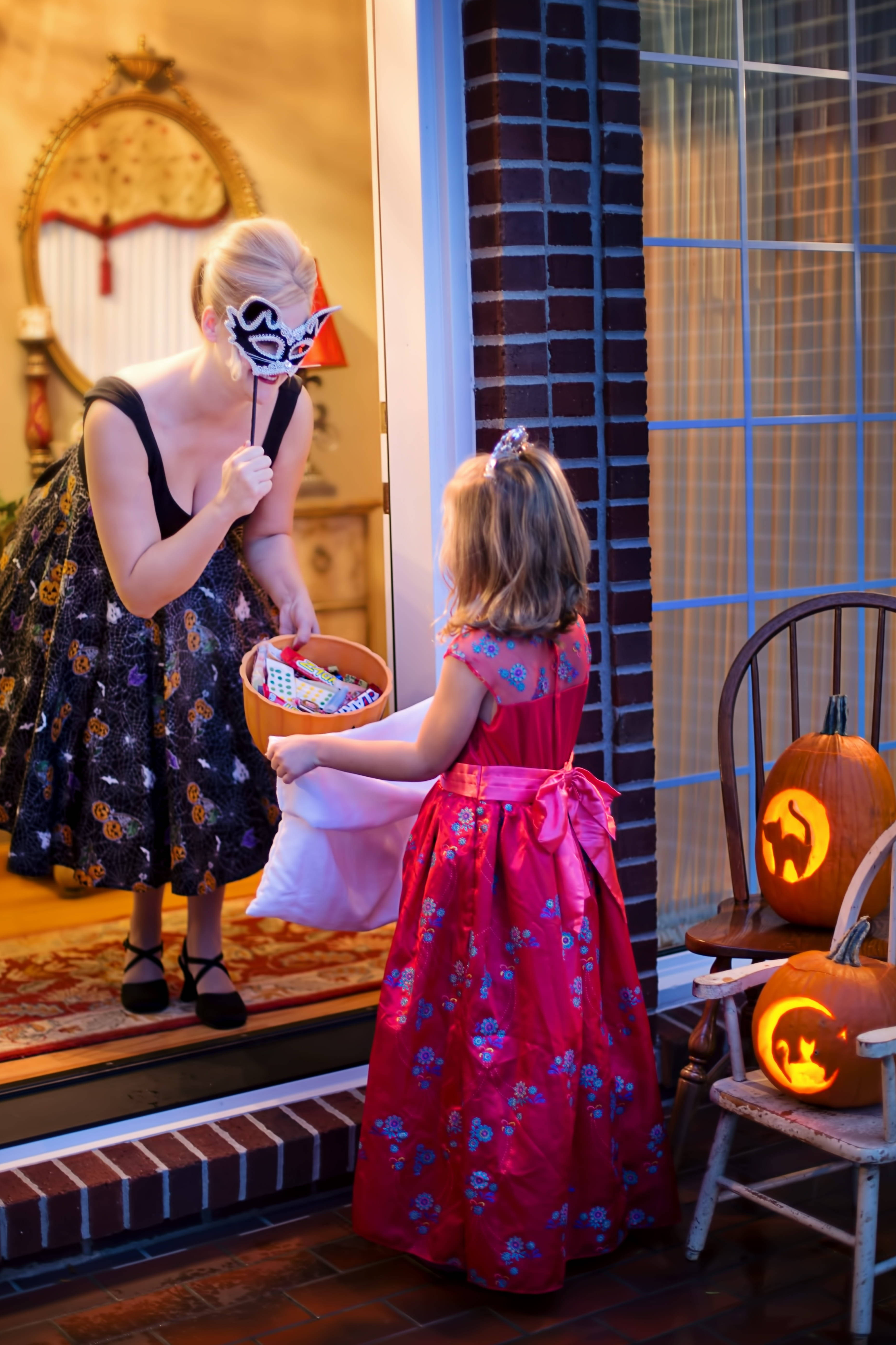 かわいいハロウィンのトリック・オア・トリート 壁紙