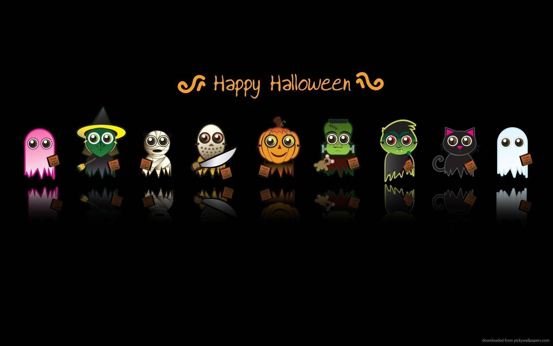 かわいいハロウィンの人気アイコン 壁紙