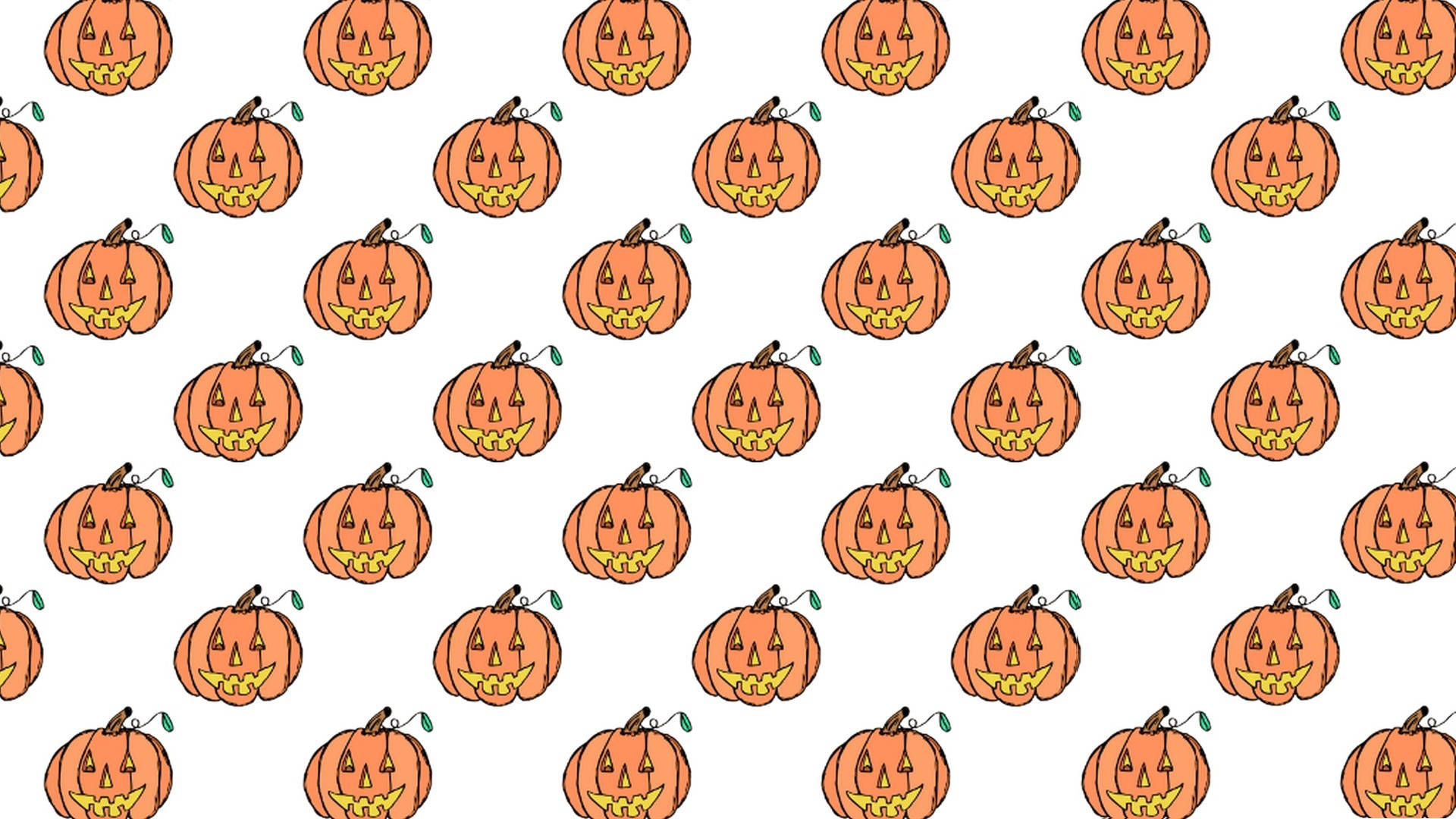 かわいいハロウィンの定番カボチャ 壁紙