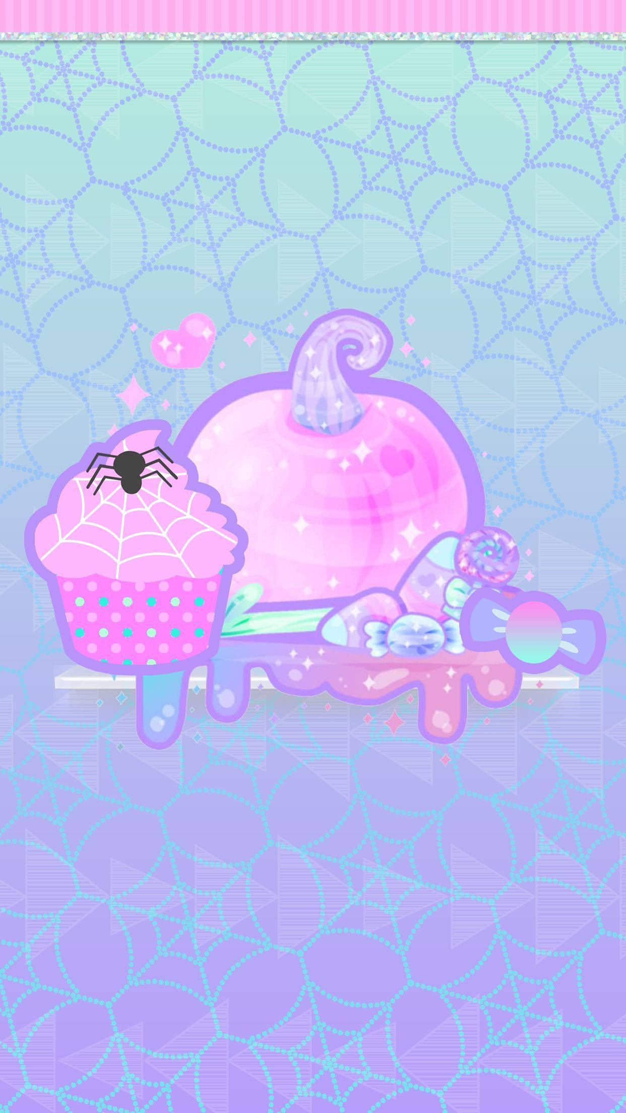 かわいいハロウィンスイーツ 壁紙