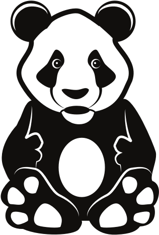 かわいいパンダのイラスト 壁紙