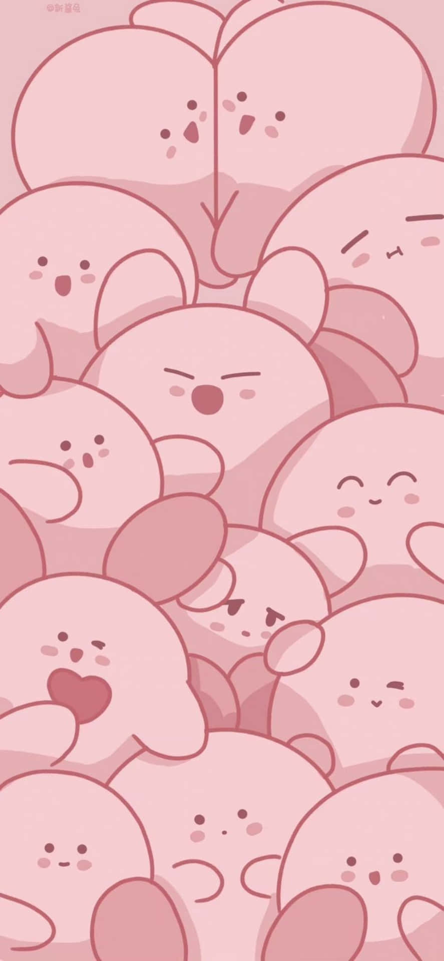 かわいいピンクの壁紙