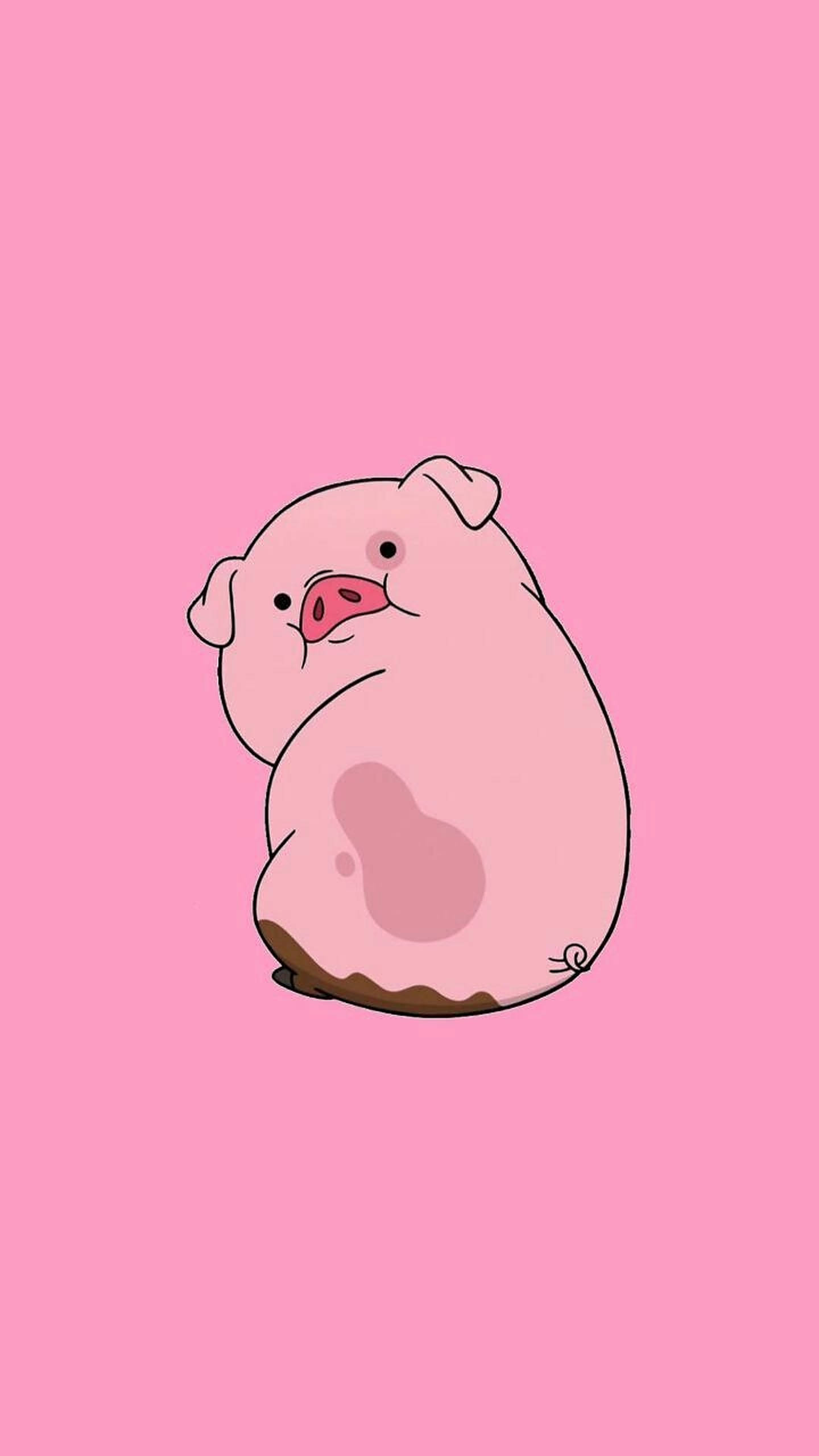 かわいいブタのワドルズ 壁紙