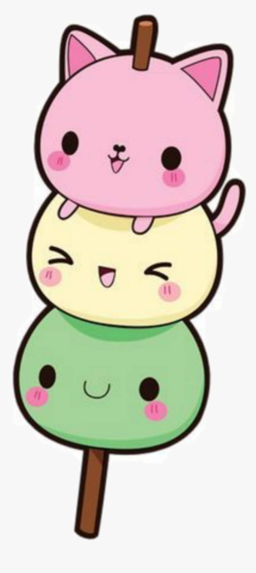 かわいい動物モチ 壁紙