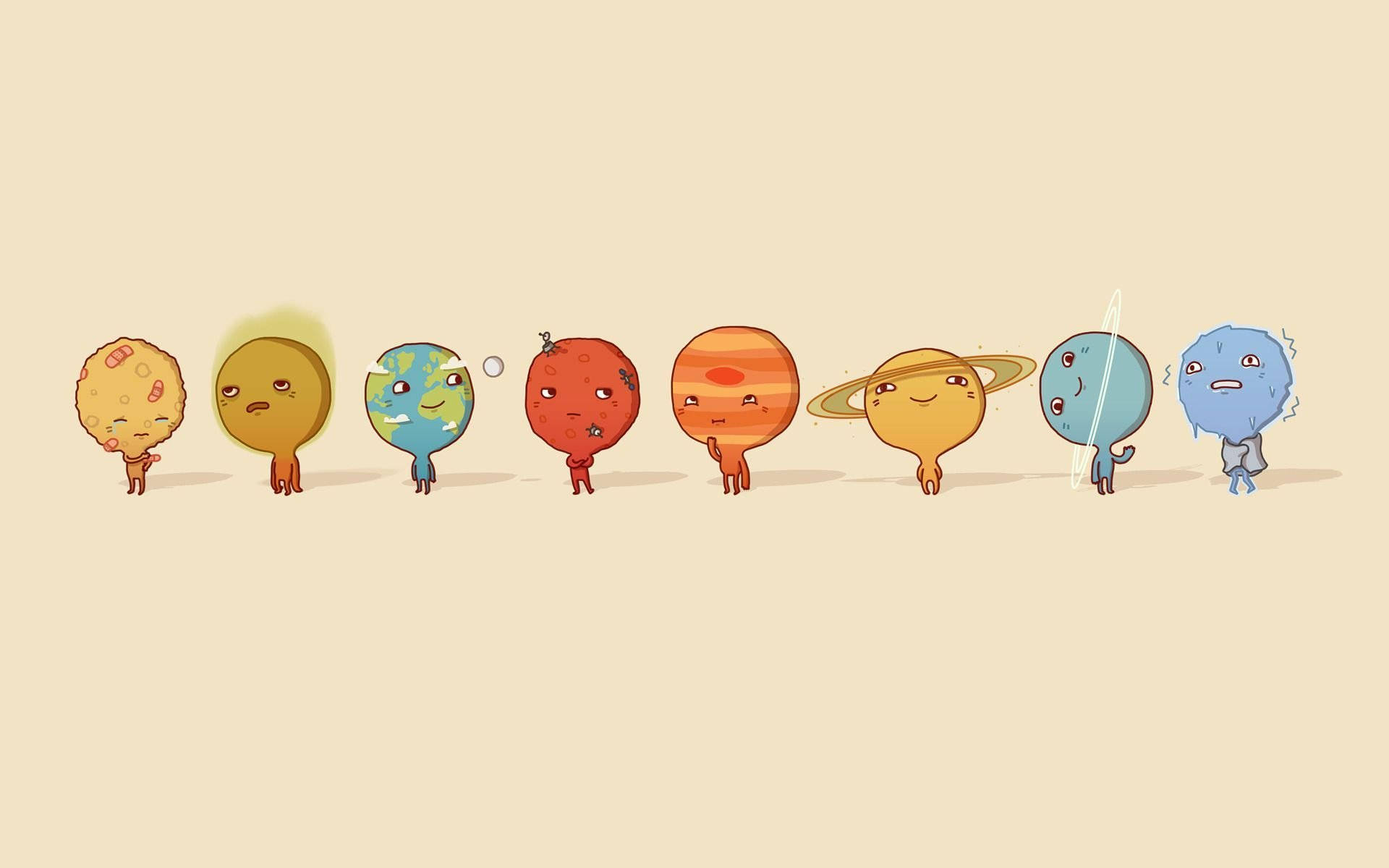 かわいい惑星のTumblr風美学 壁紙