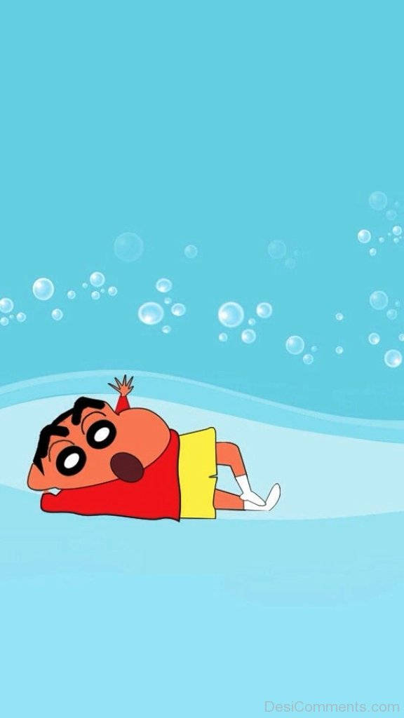 かわいい日本のキャラクター しんちゃん iPhone 壁紙