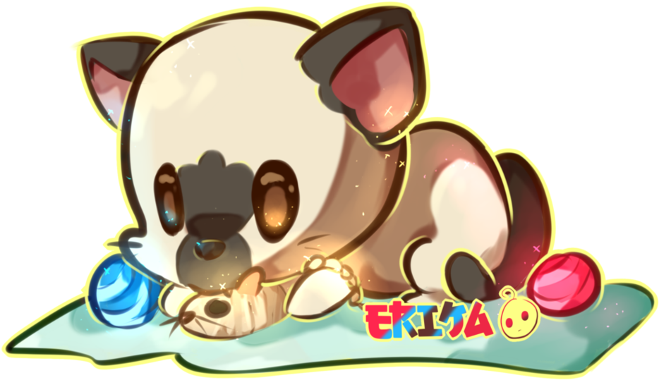 かわいい猫が毛糸玉で遊んでいる 壁紙