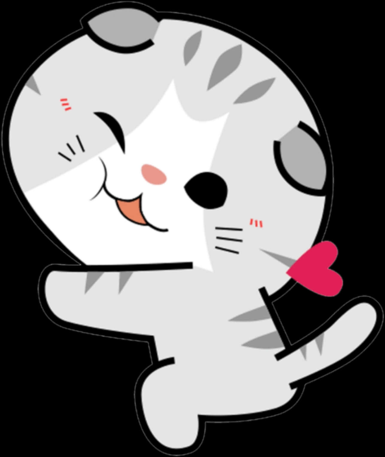 かわいい猫のキャラクター 壁紙