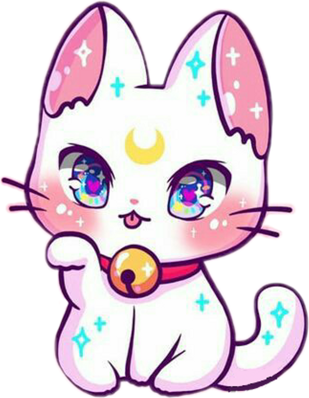 かわいい猫の漫画 壁紙