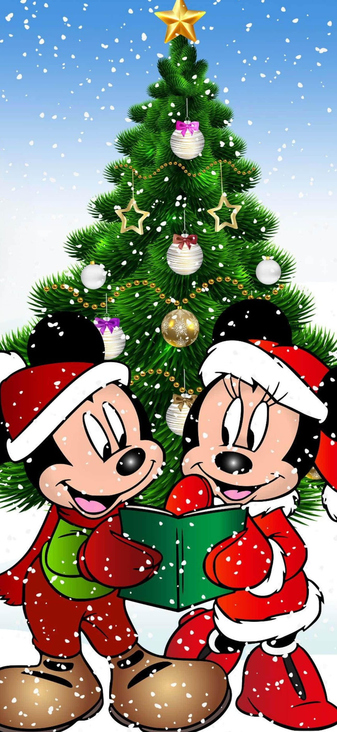 このクリスマスを最新のiPhoneで祝う 壁紙