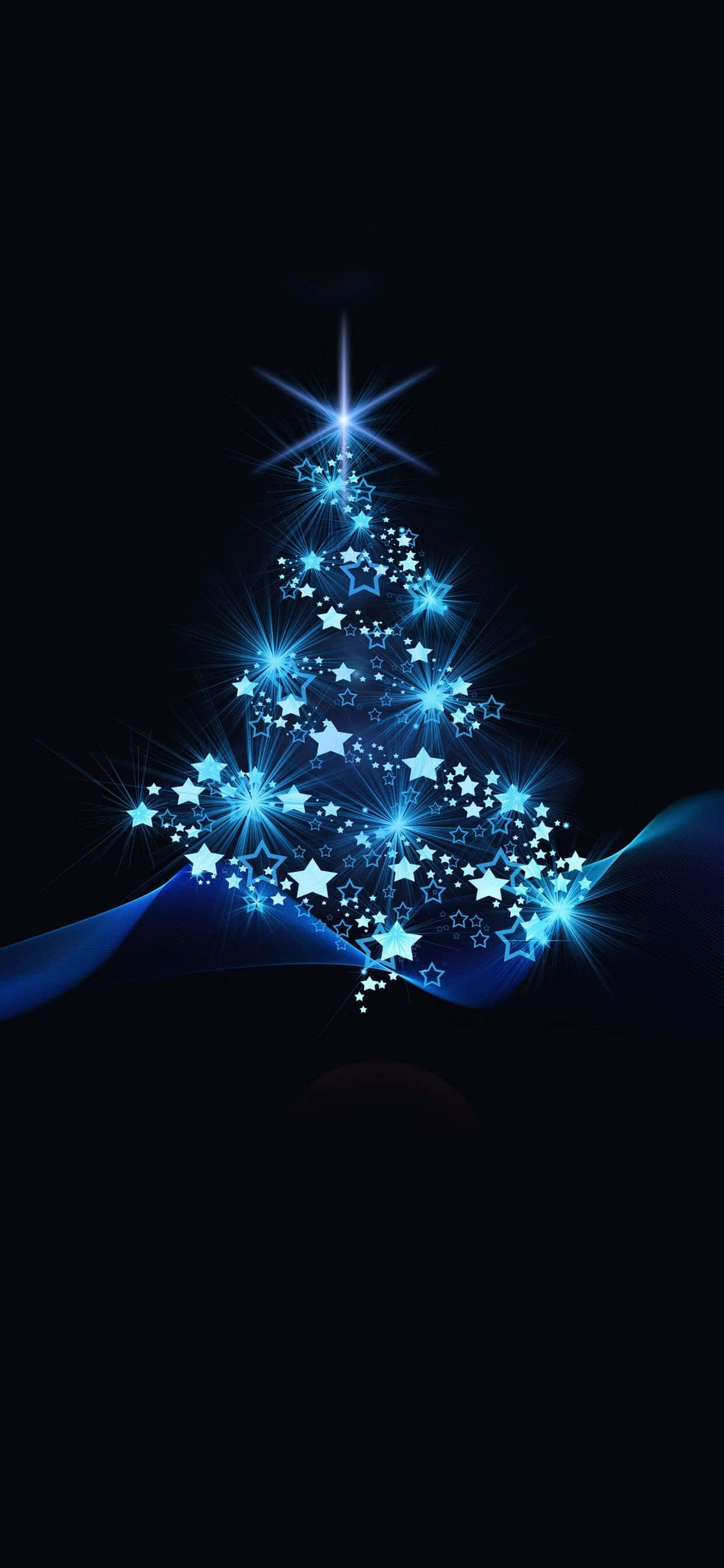 この居心地の良いクリスマスシーズンに、青をひとさじ加えましょう！ 壁紙