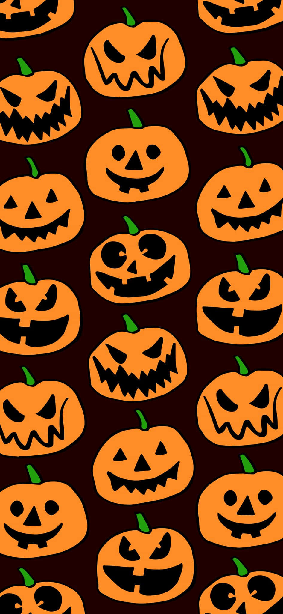 この楽しい電話背景でハロウィンの気分を盛り上げよう 壁紙
