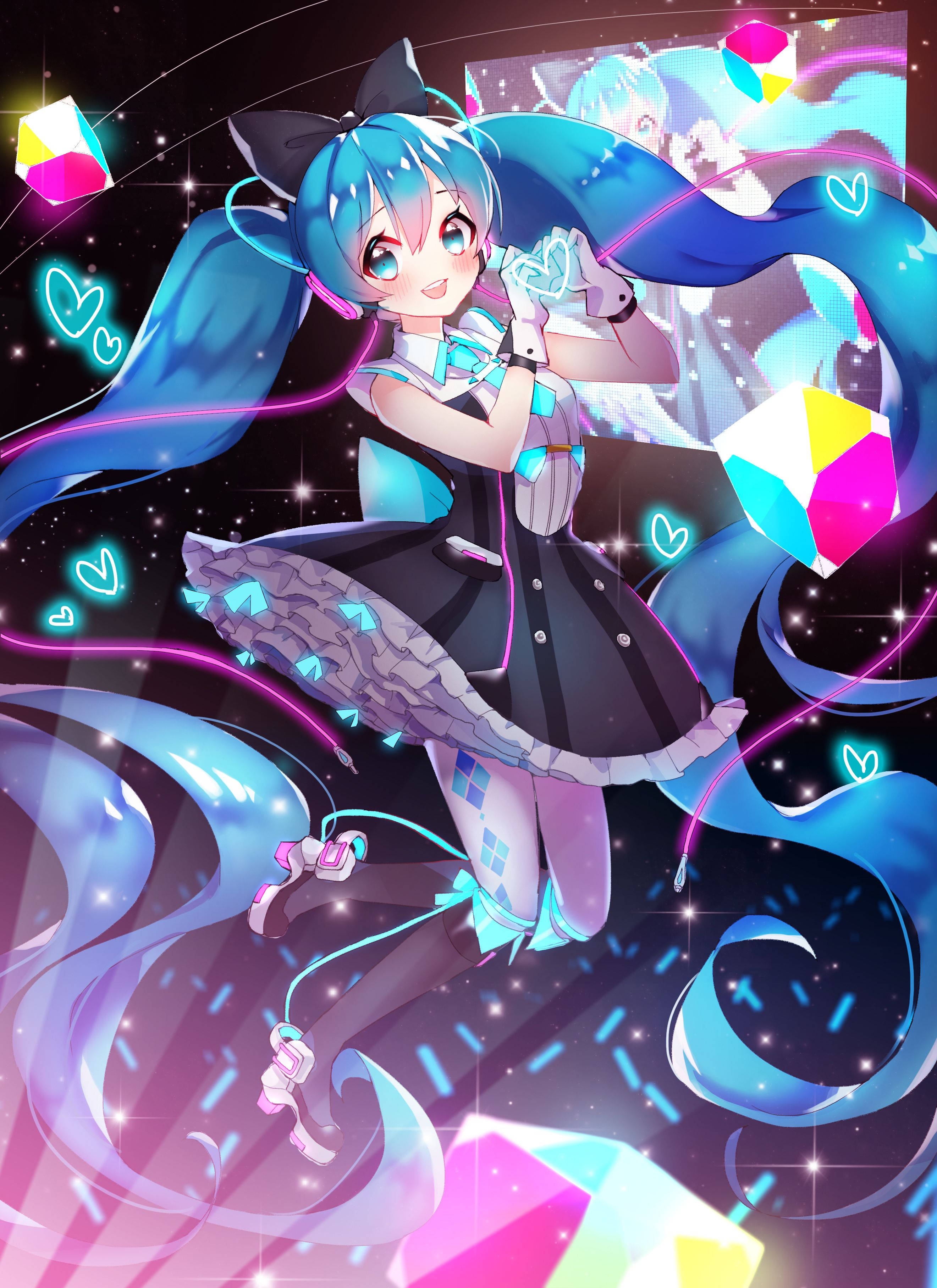 その美しさでファンを魅了する初音ミク 壁紙