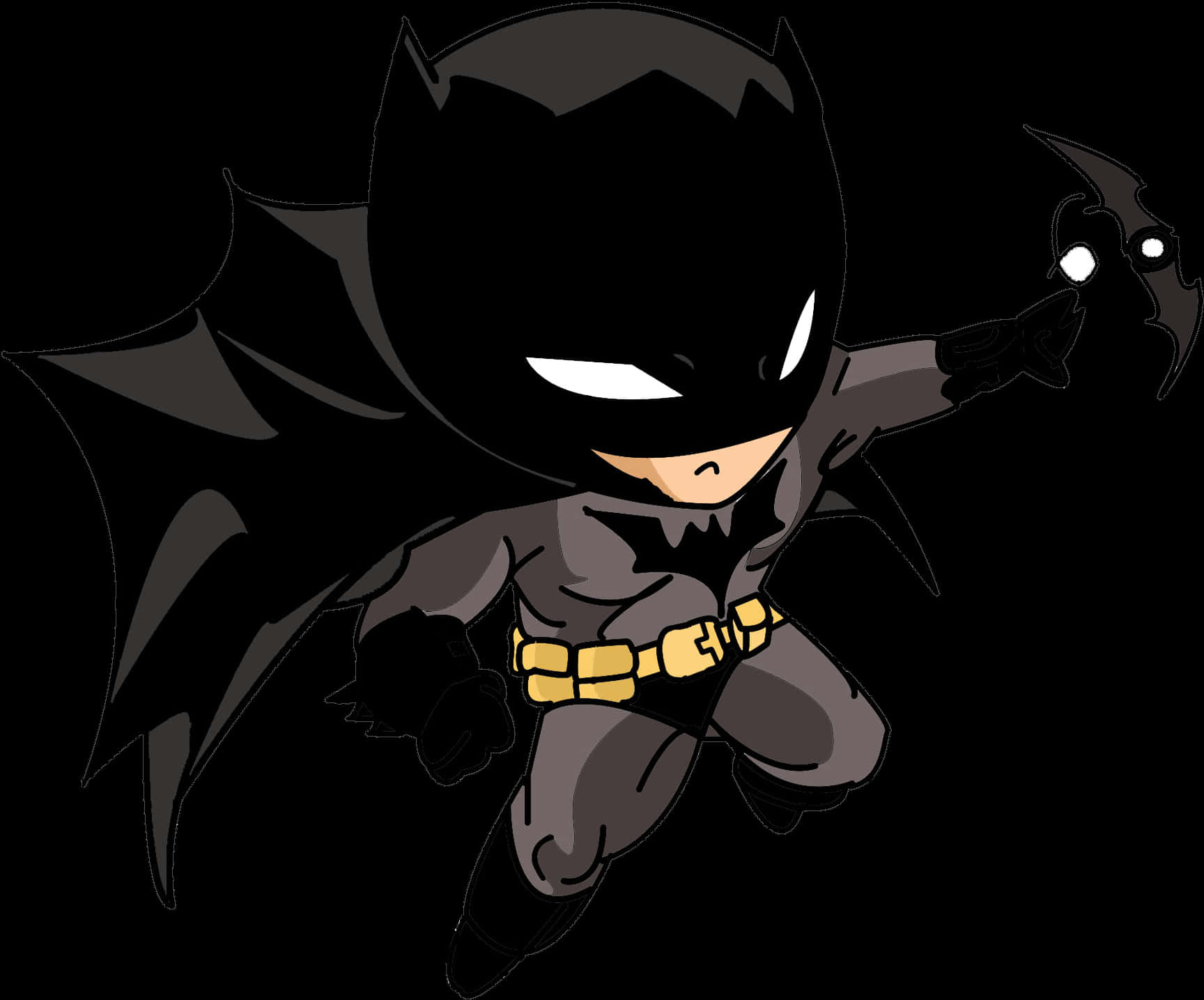 ちびバットマン アクションポーズ 壁紙