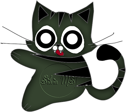 びっくりした漫画の猫 壁紙