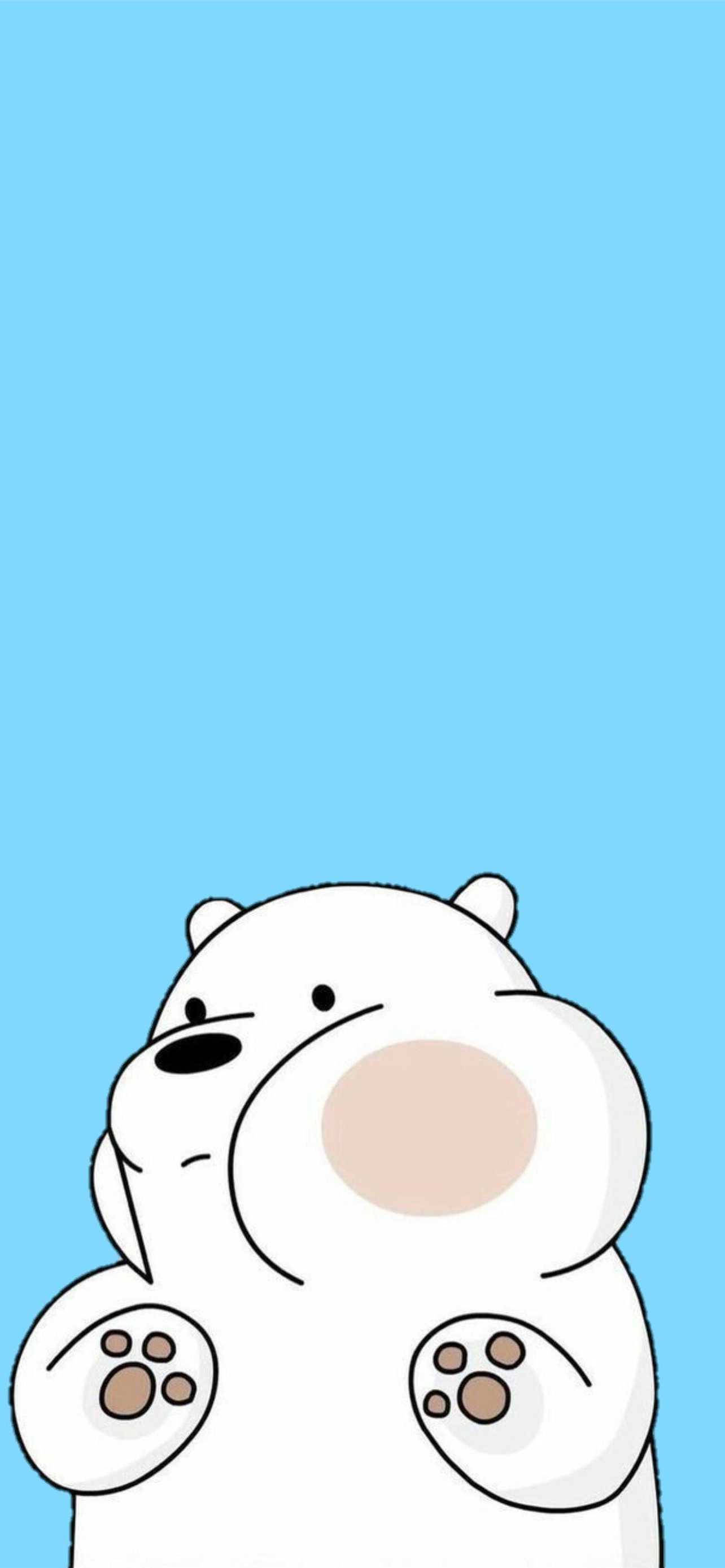 ふわふわアイスベア かわいいiPhone壁紙 壁紙