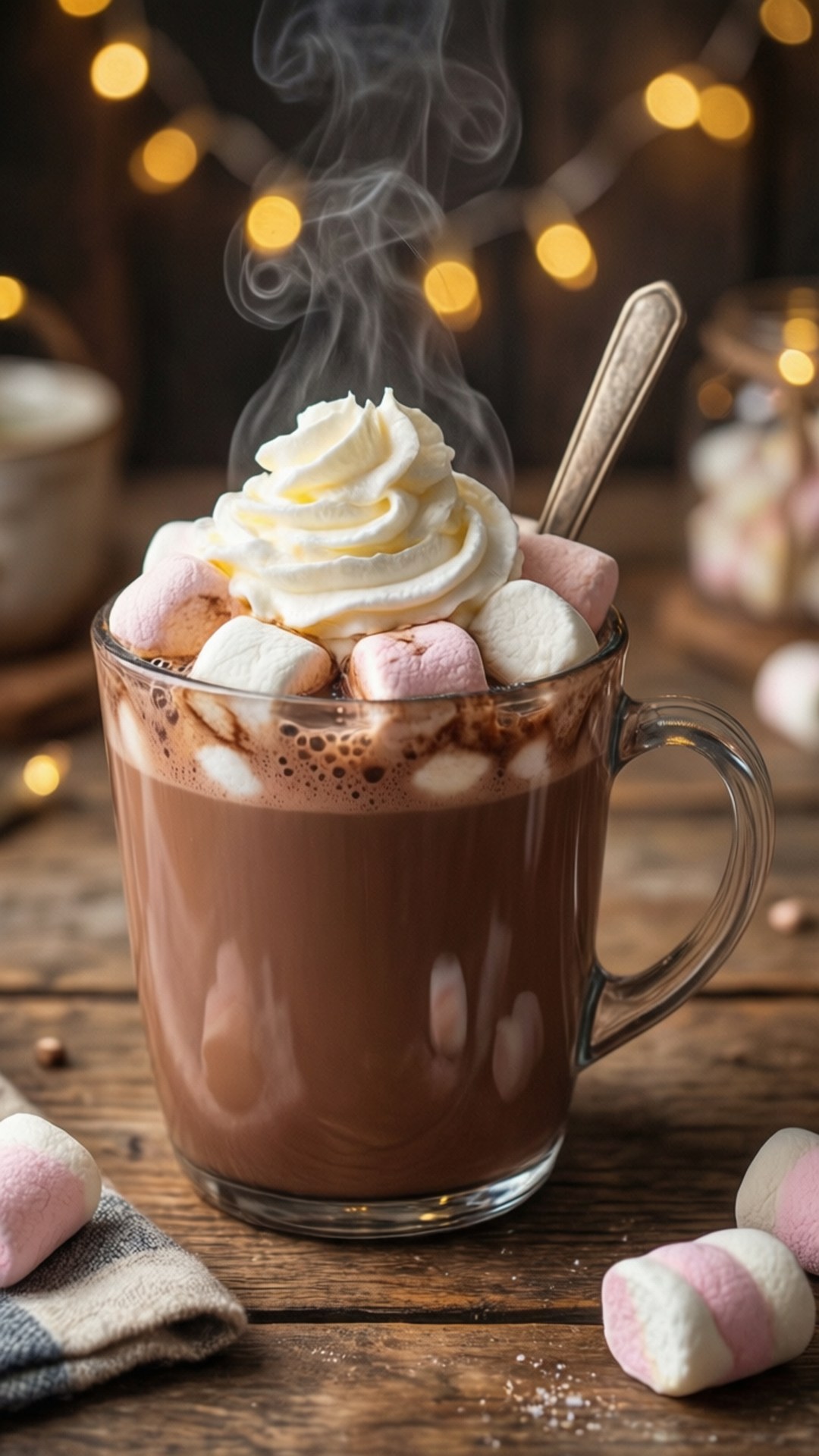 ほっこりホットチョコレート 壁紙