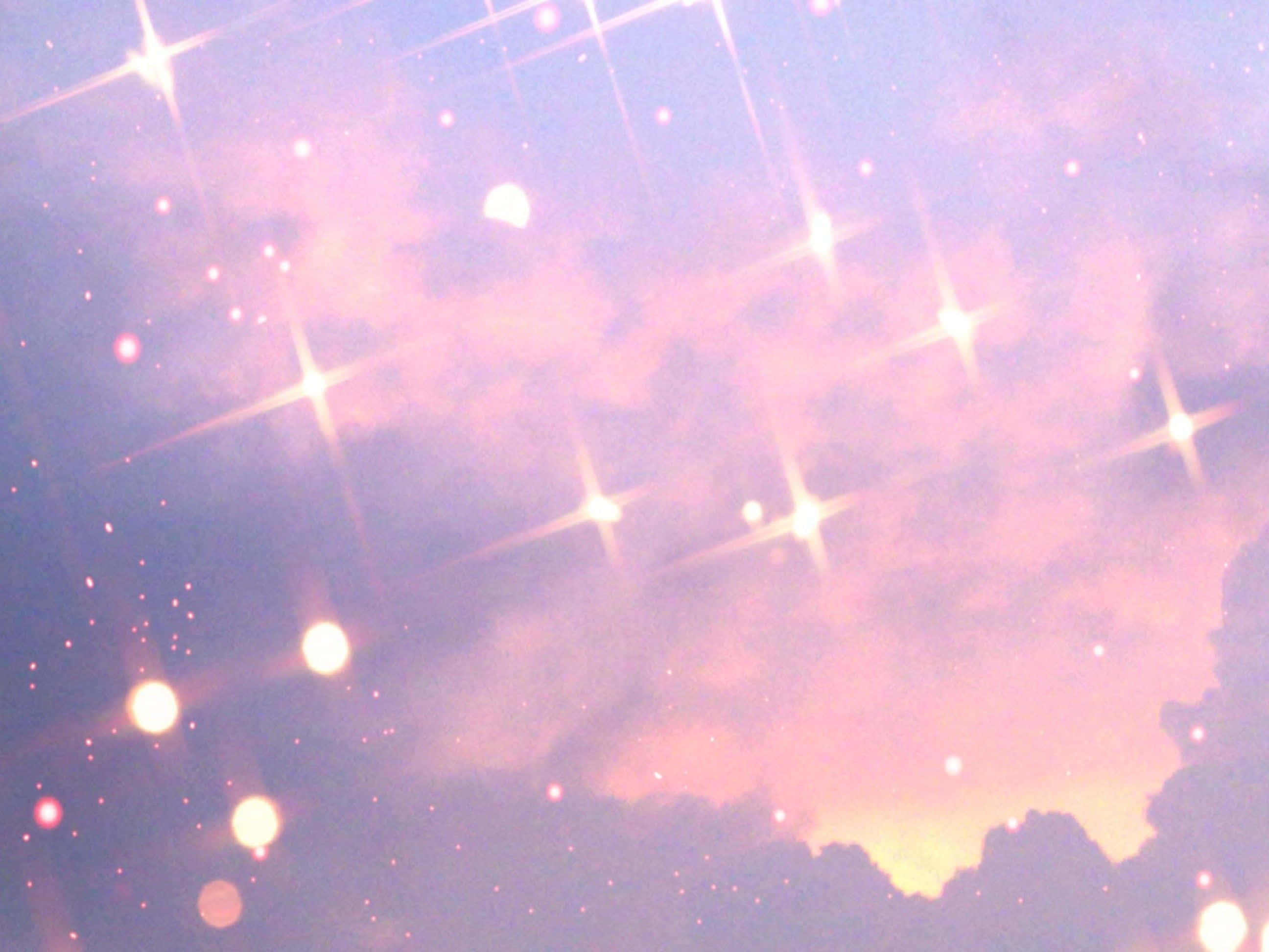 やわらかなパステル雲景 壁紙