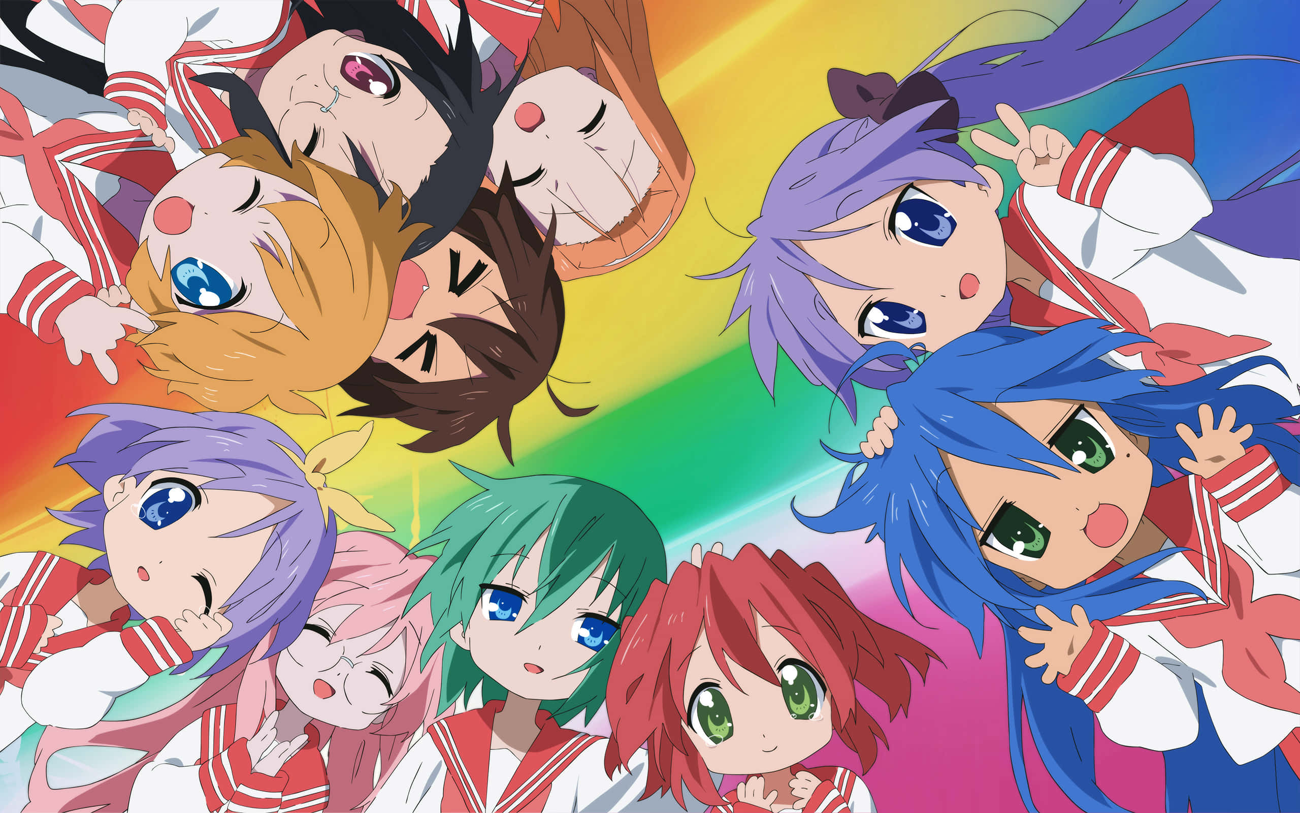 らき☆すた アニメポスター 壁紙
