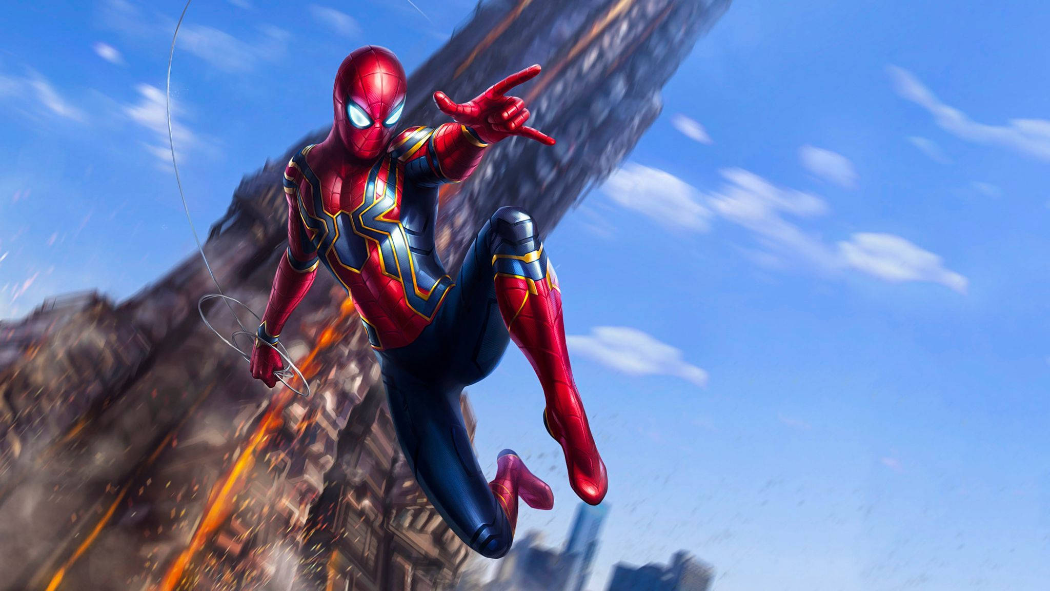 アイアン・スパイダー スパイダーマン コミックストリップ 壁紙