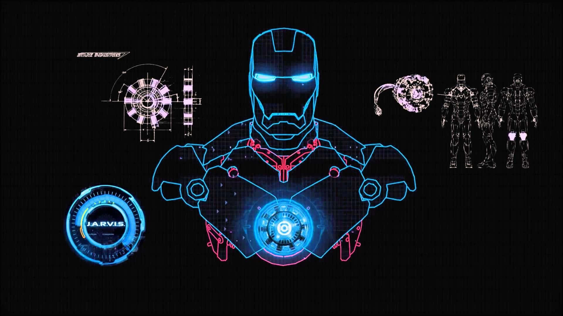 アイアンマン ジャービス デスクトップ ライニング 壁紙
