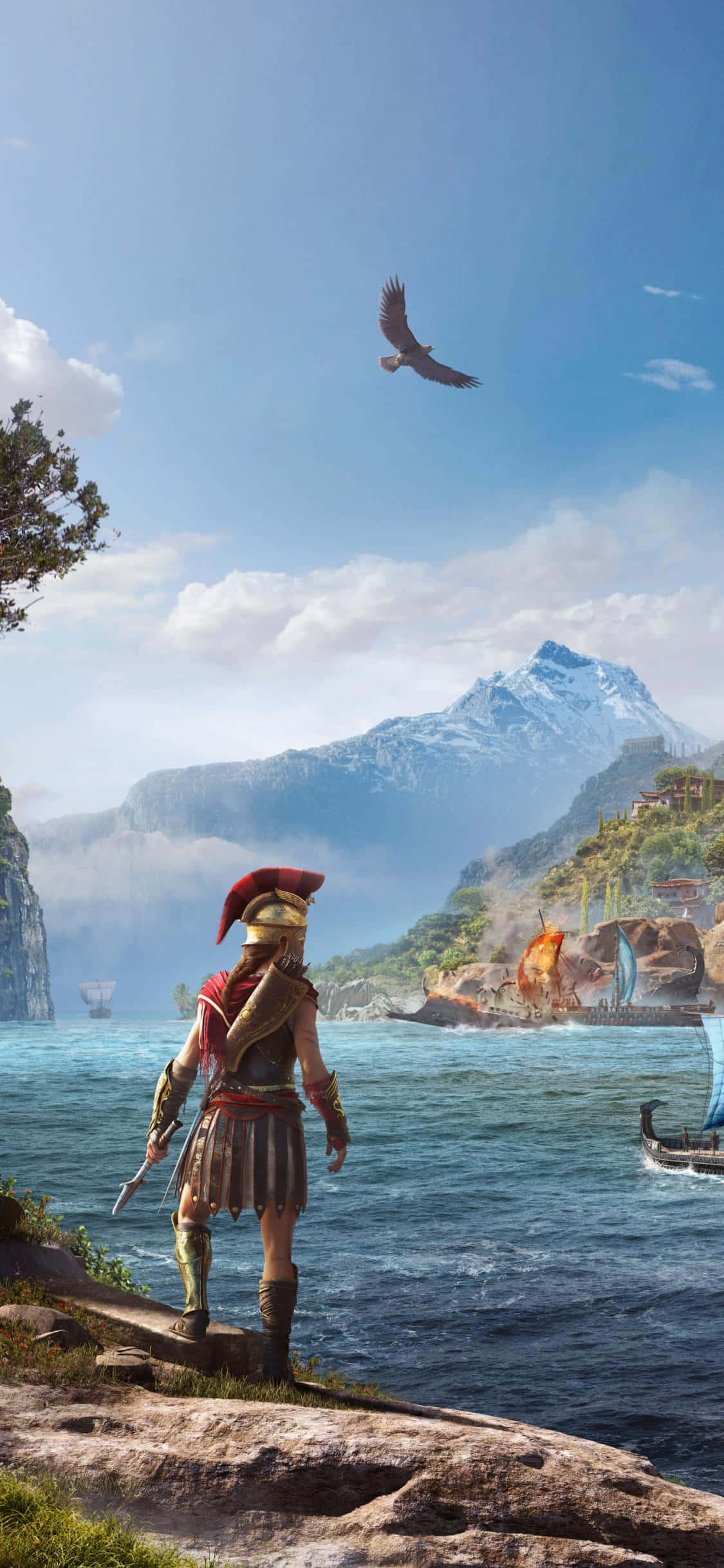 アサシン クリード オデッセイ 背景 アレクシオス 海岸 壁紙