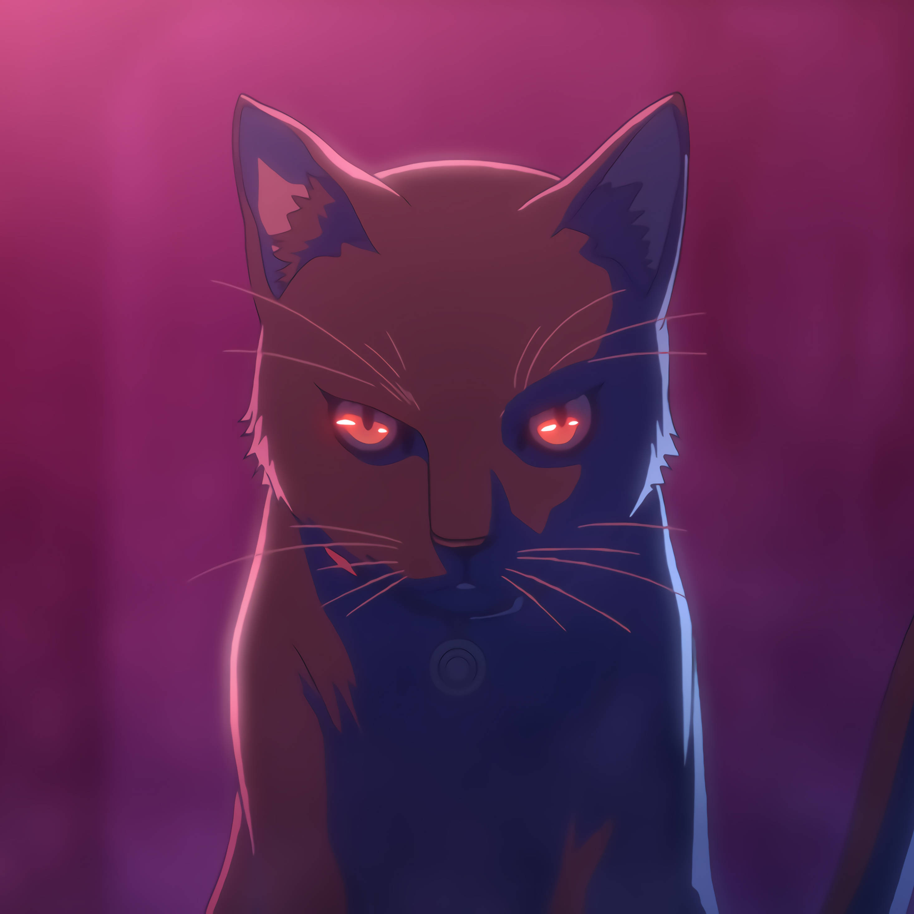 アニメ iPad 黒猫 アクダマドライブ 壁紙