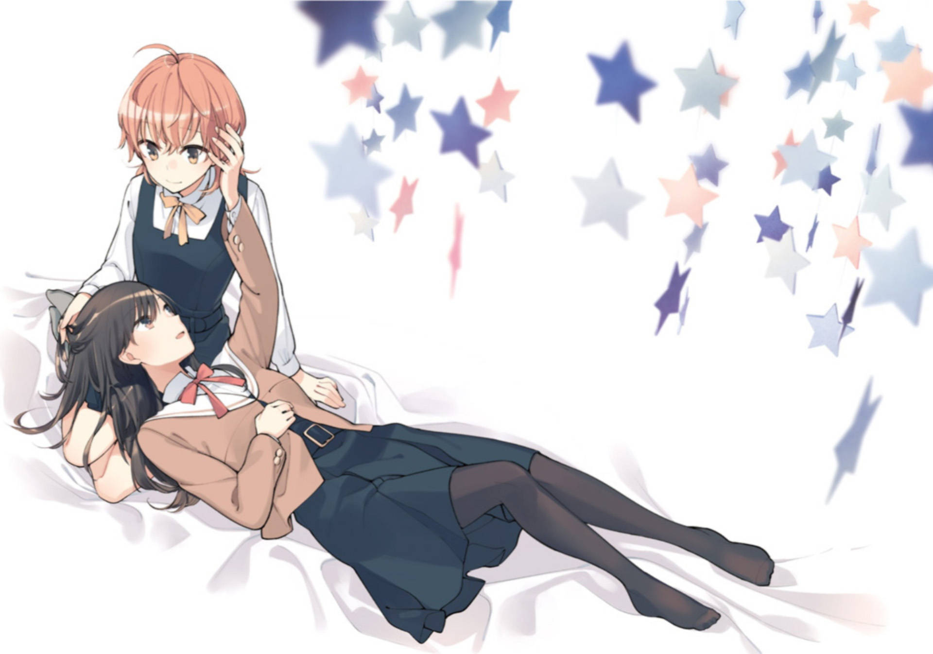 アニメ「やがて君になる」の星夜アート 壁紙