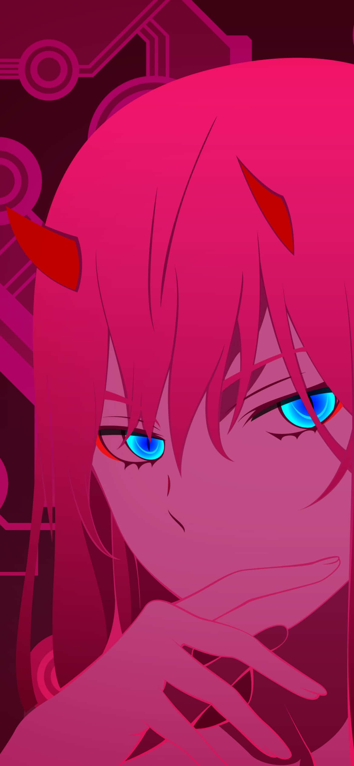 アニメ『ダーリン・イン・ザ・フランキス』のゼロツー 壁紙