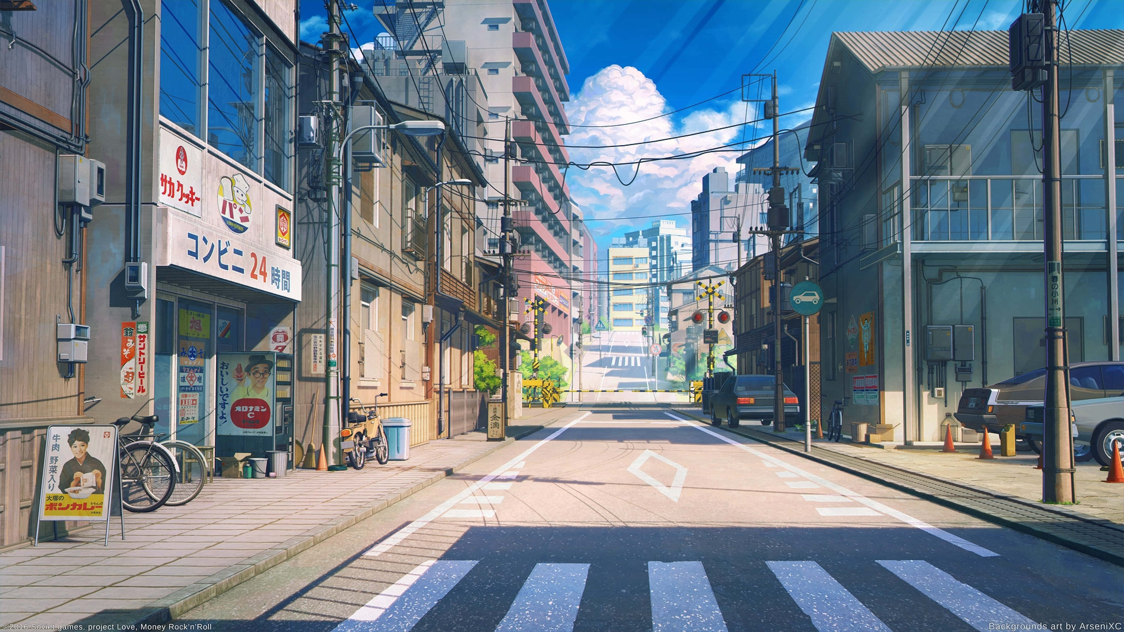 アニメ4K背景 壁紙