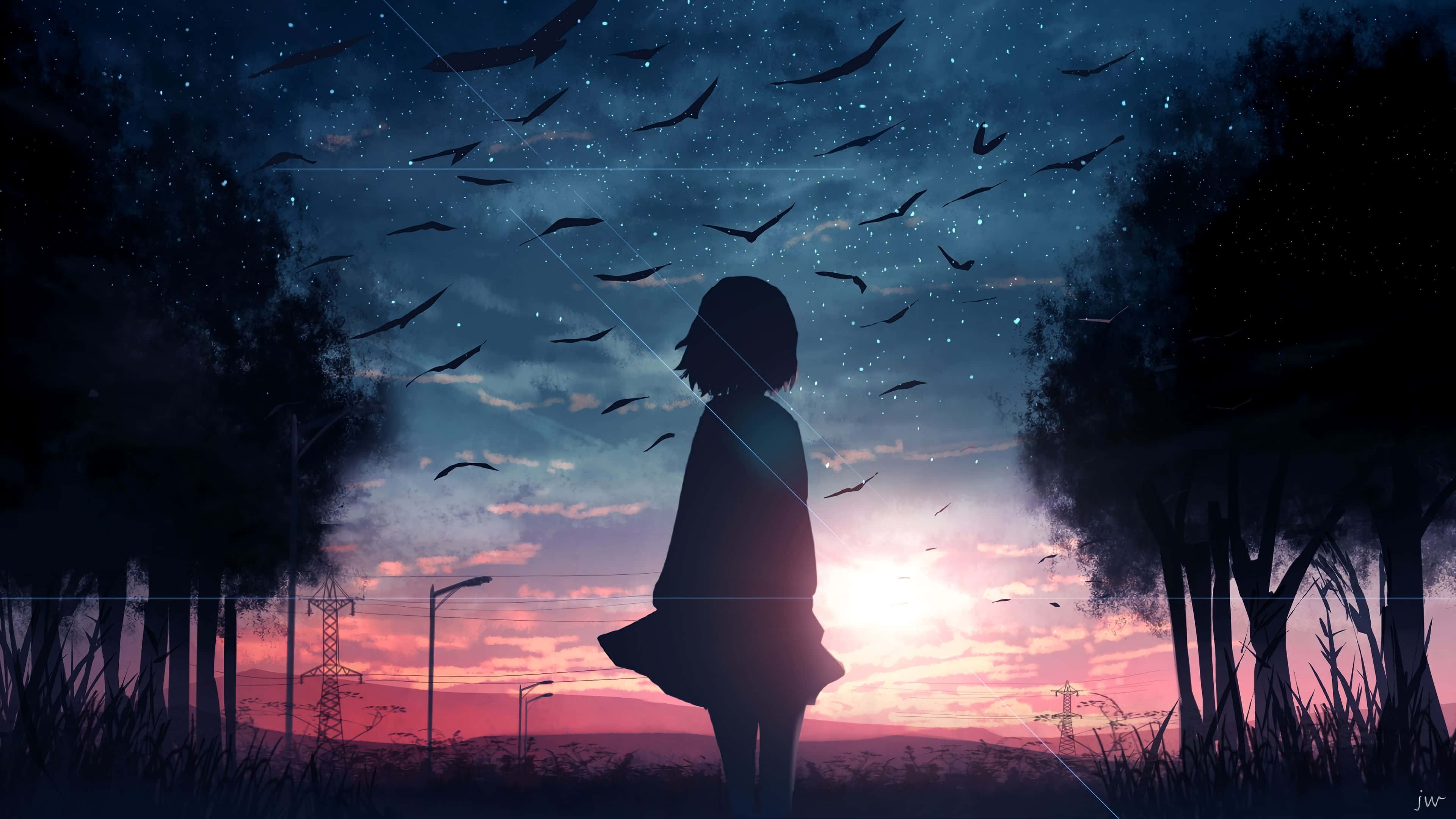アニメ4K背景 壁紙