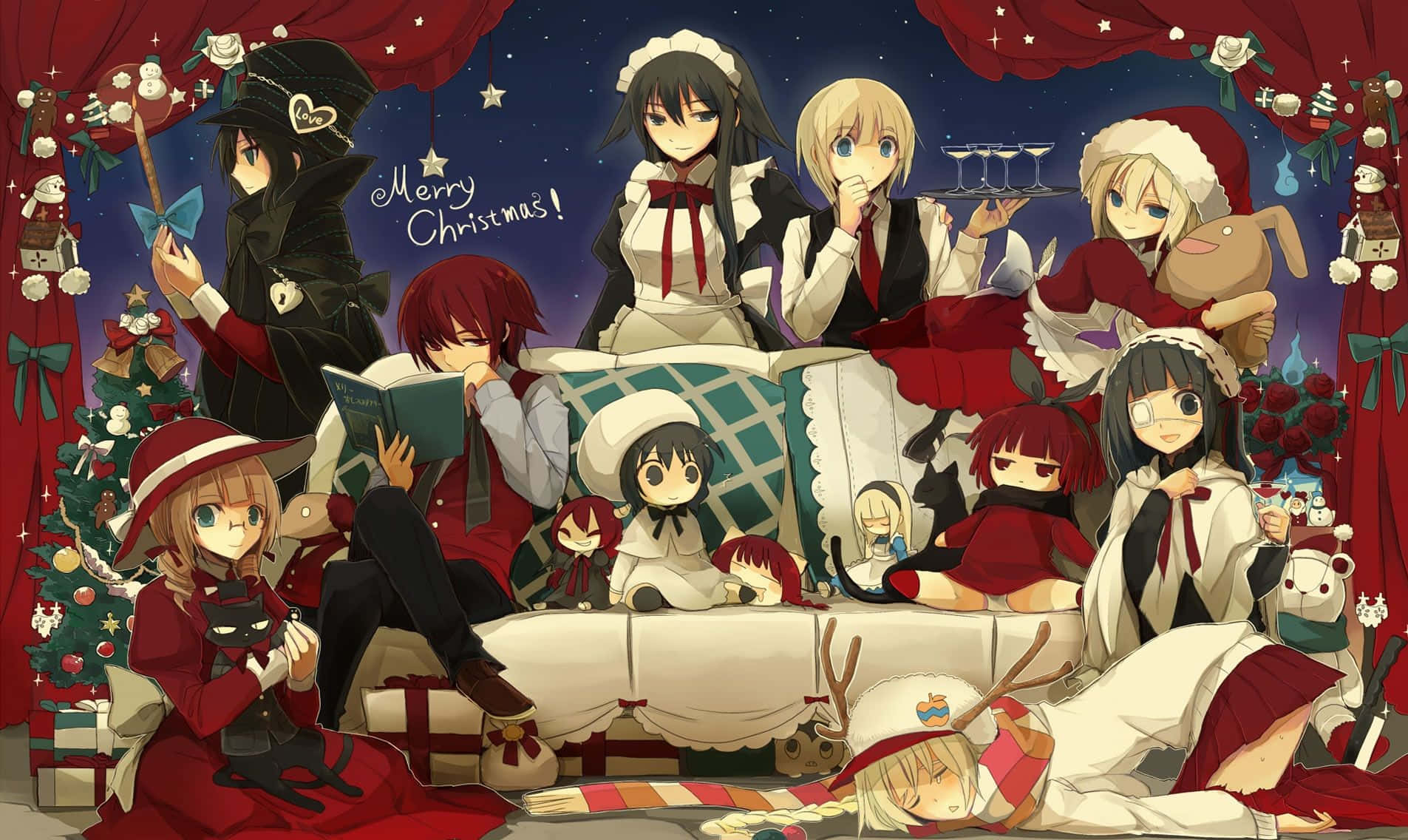 アニメのクリスマスを感じよう 壁紙