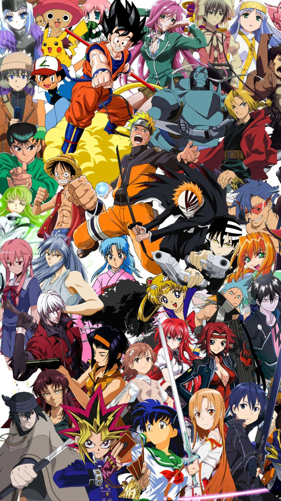 アニメの世界は多様で魅力的なキャラクターで溢れている 壁紙