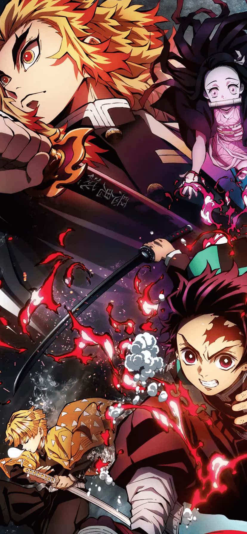 アニメの名作『鬼滅の刃』の一部を、この限定版iPhone 11で手に入れよう！ 壁紙