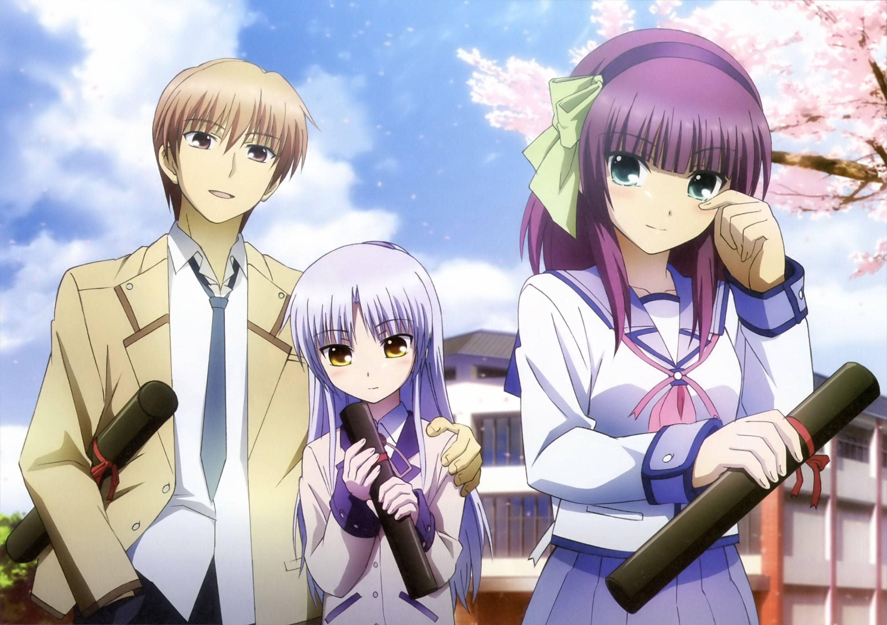 アニメカップル エンジェルビーツ 壁紙
