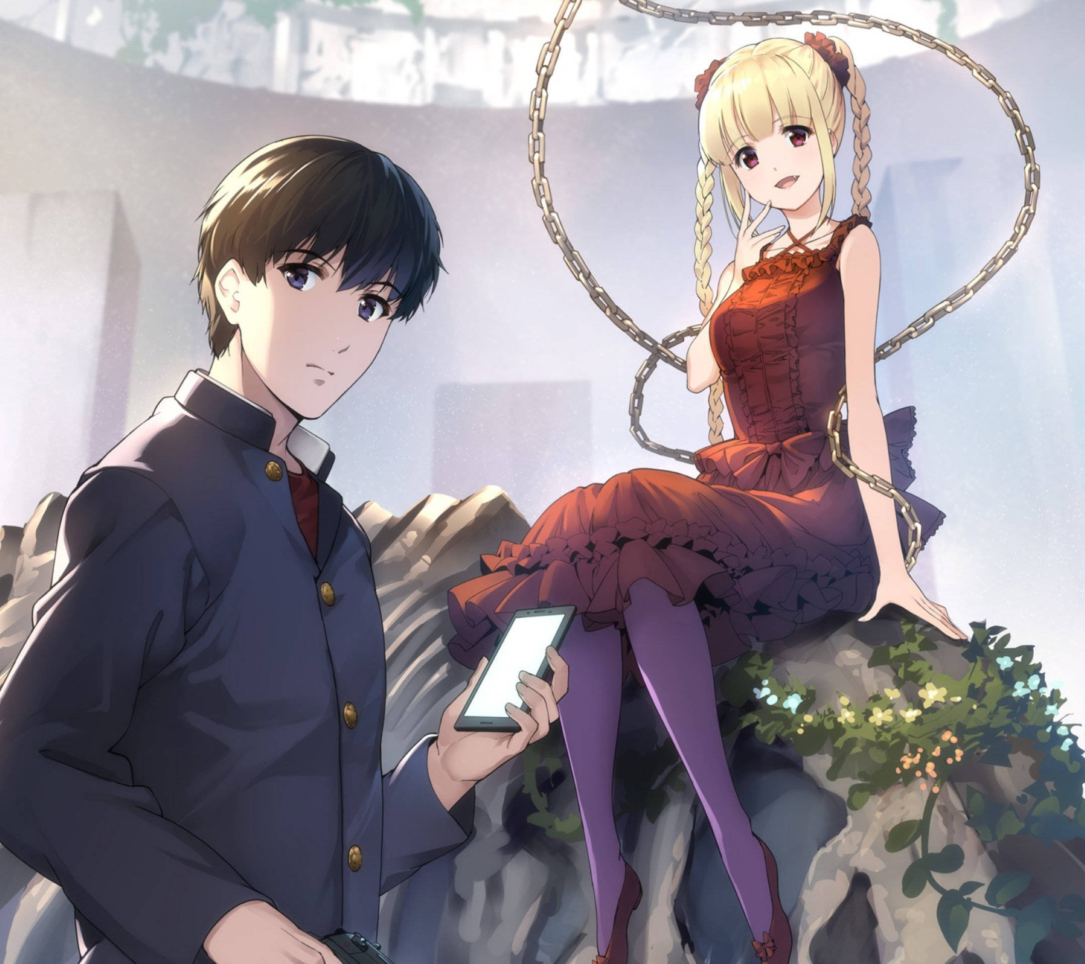 アニメカップル ダーウィンズゲーム 壁紙